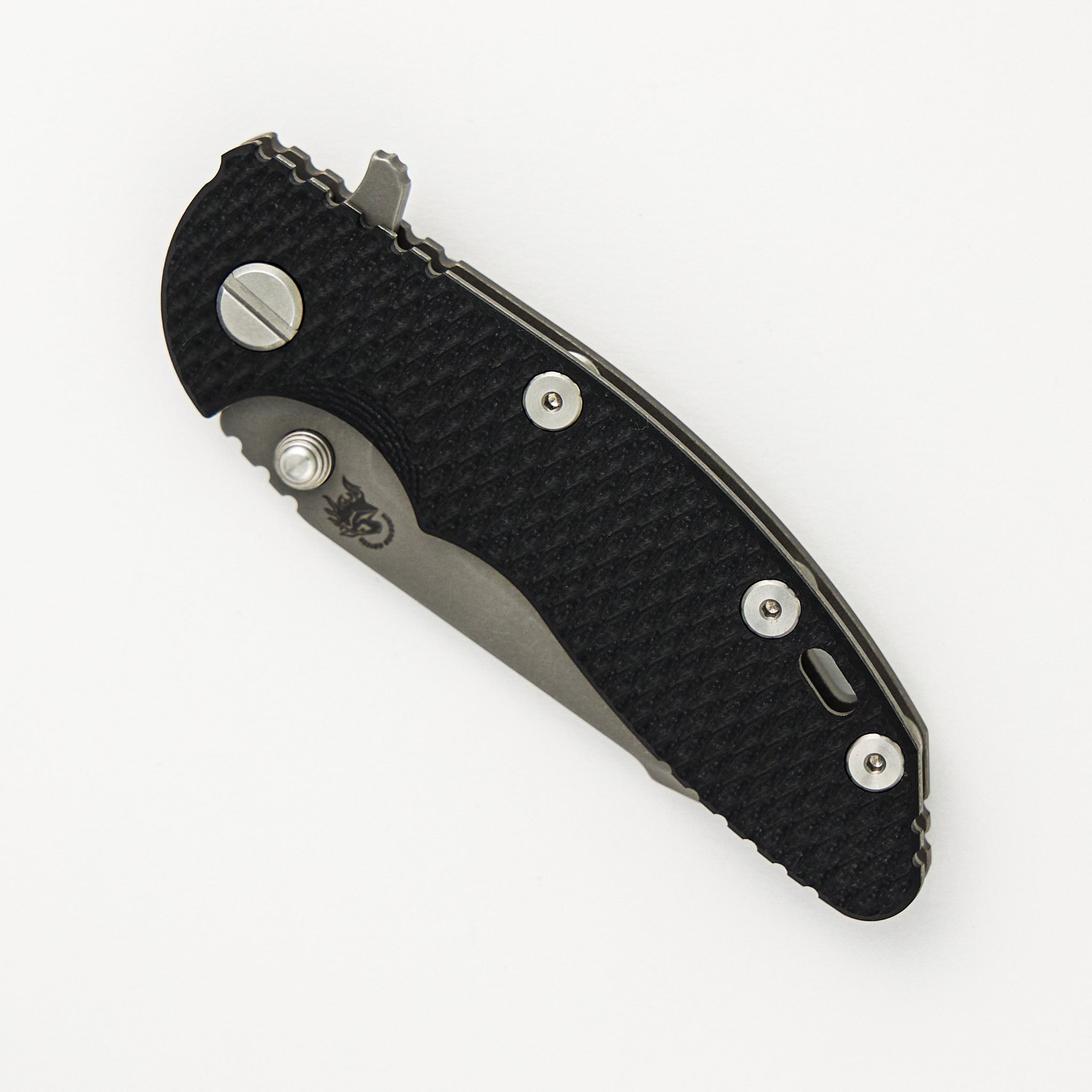 Hinderer Knives XM-18 3.0" S45VN Harpoon Tanto Tri-Way Working Finish Black G10