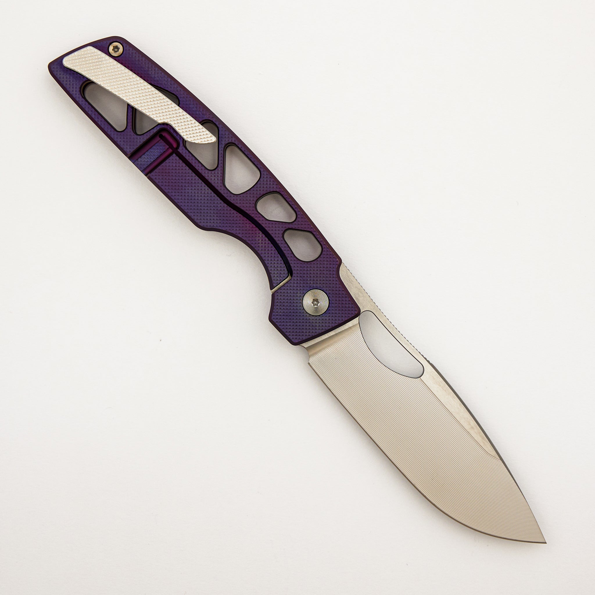 ★mica★ MKM Vox Mikro 1 | Fixed Blade Neck Knife | Natural Micarta