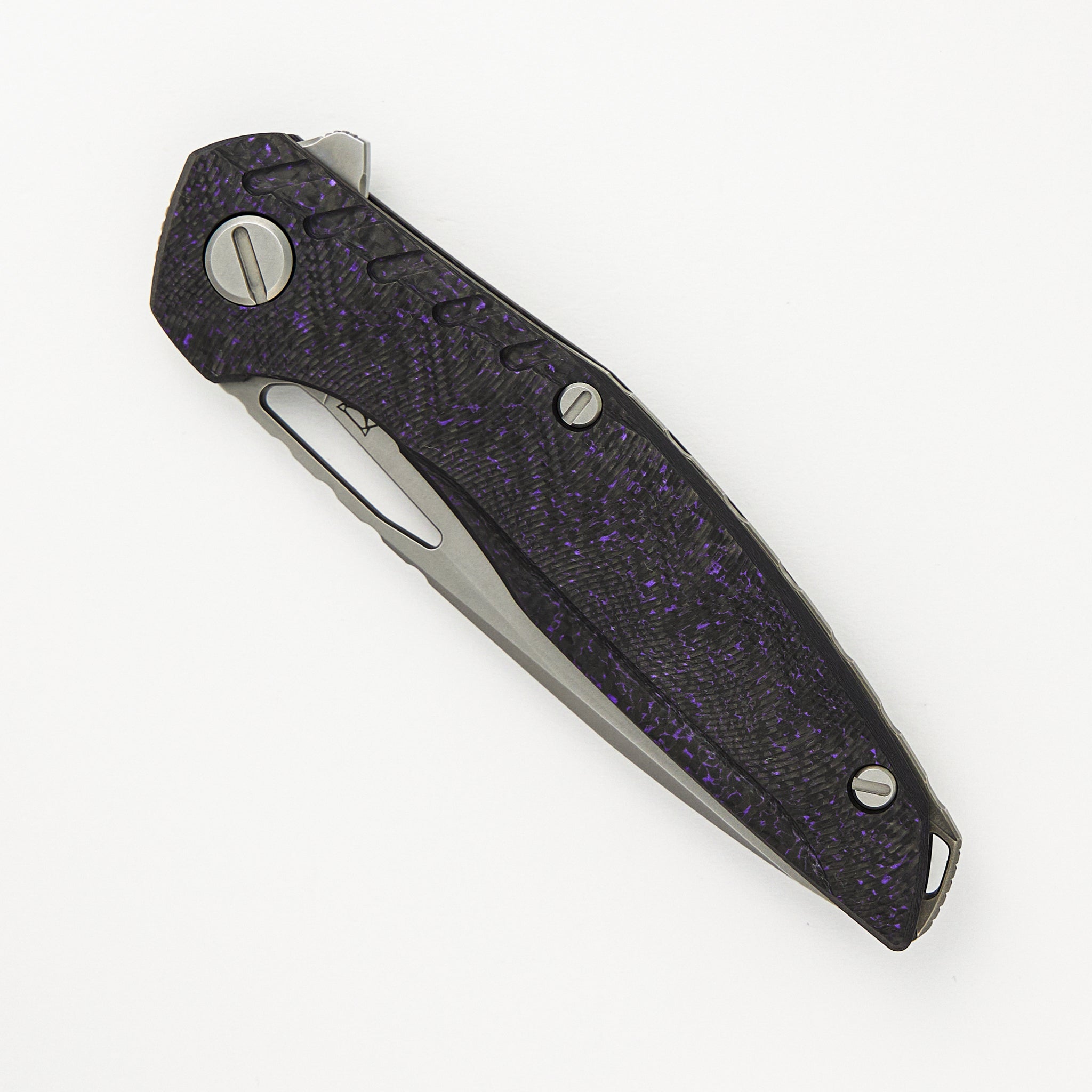 Shirogorov 111 Gen 5.1 - S90V Blade - Purple Carbon Fiber Handle - MRBS