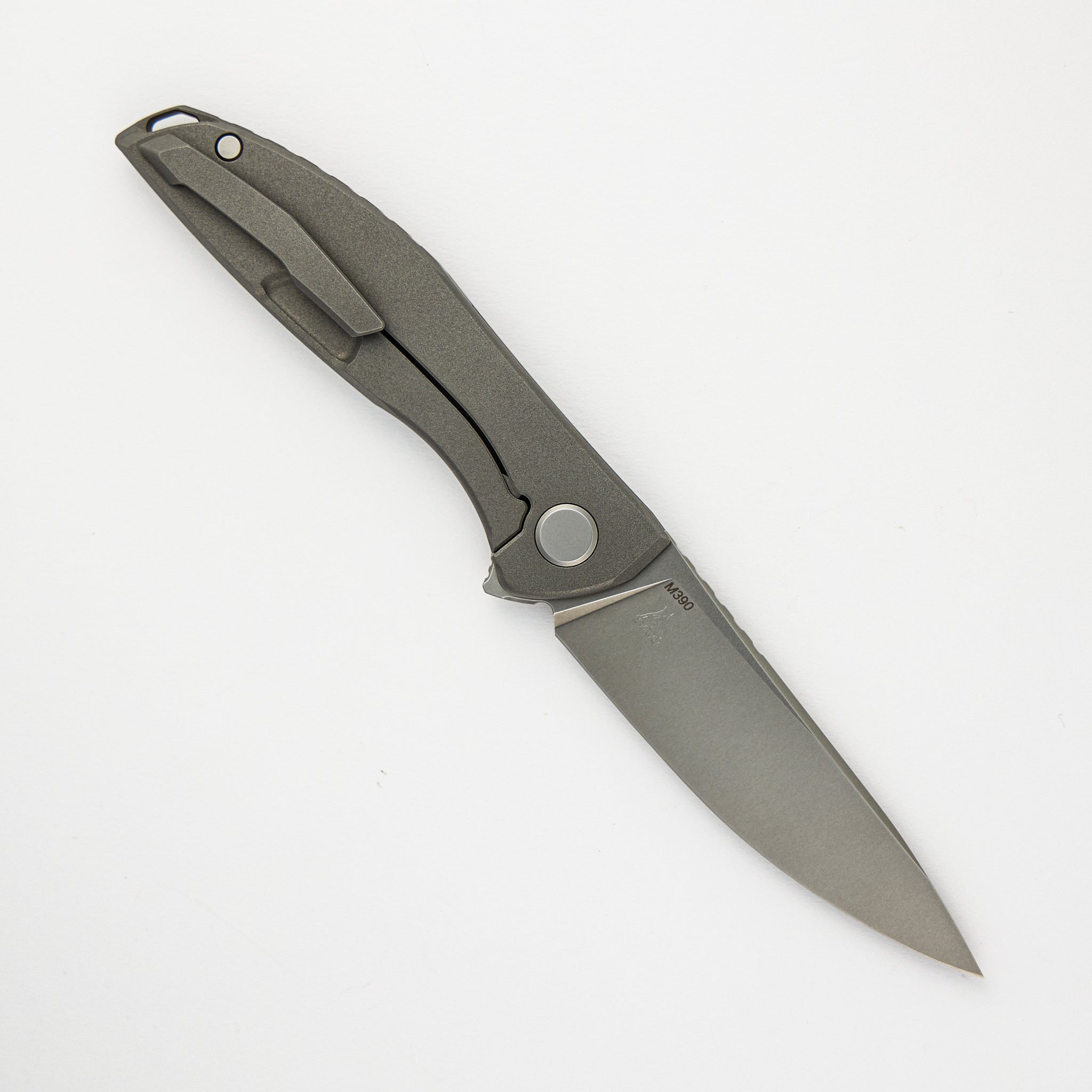 Shirogorov Knives / WR Bladeworks "Hydronian" NeOn - M390 Blade - Titanium Handle - MRBS