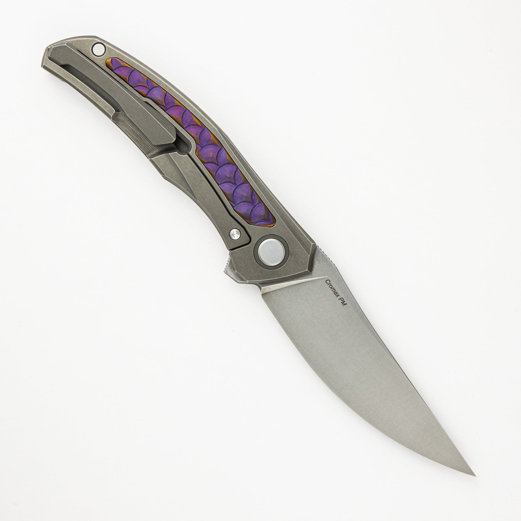 Shirogorov Knives / John Barker Quantum “Dragon” – Cromax PM Blade – MRBS - Completed