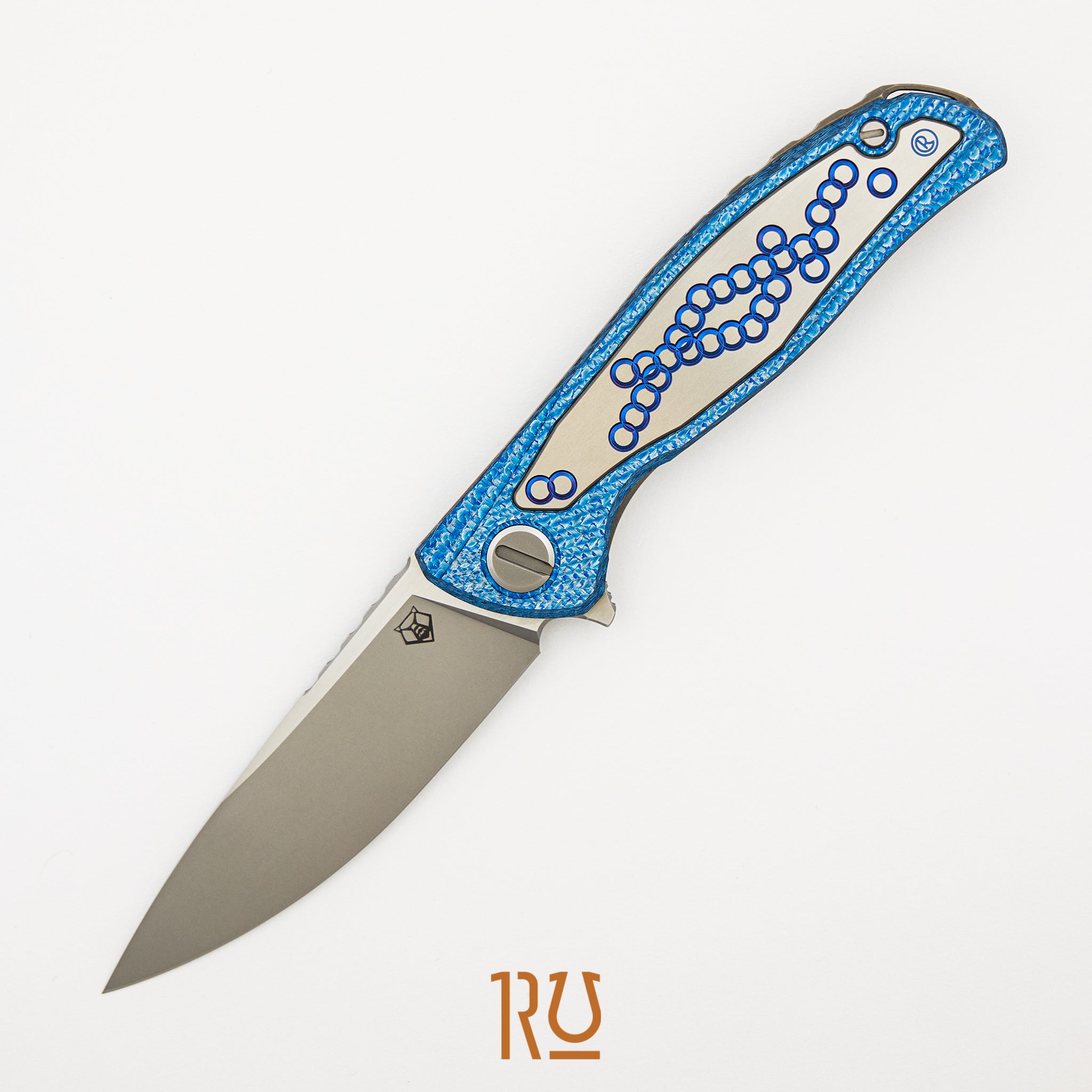 "Special Edition" Chris Reeve Collaboration Hati CGG - MagnaCut Blade - Titanium/Blue Alutex Handle - MRBS