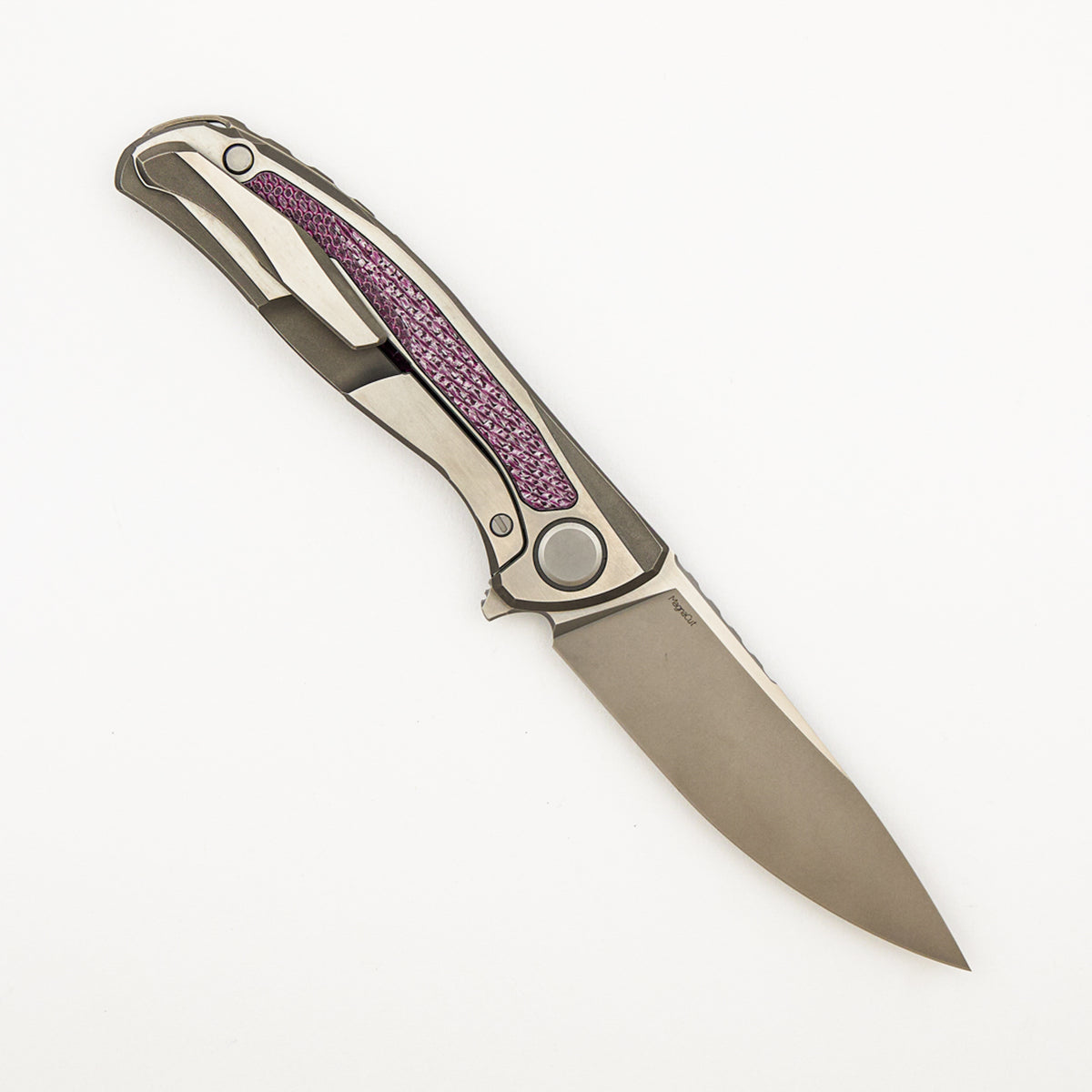 Chris Reeve Knives Collaboration Hati CGG - MagnaCut Blade - Titanium/Purple Alutex Handle - MRBS