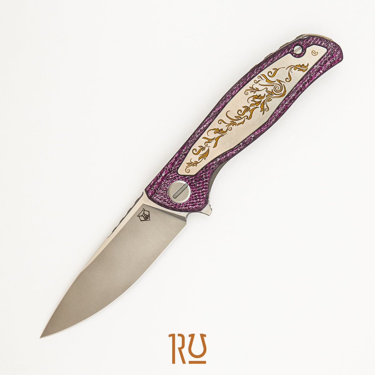 Chris Reeve Knives Collaboration Hati CGG - MagnaCut Blade - Titanium/Purple Alutex Handle - MRBS