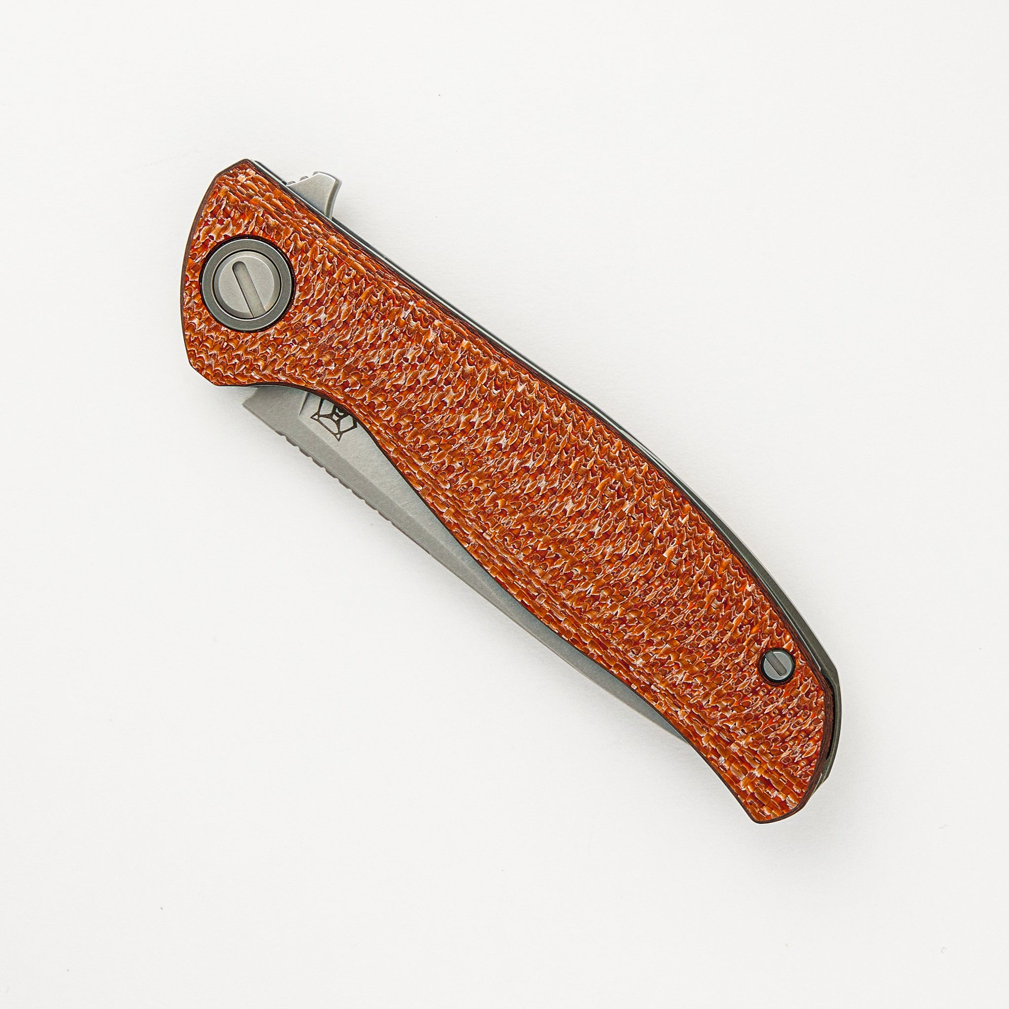 Shirogorov F3 - Elmax Blade - Orange Alutex Handle - MRBS