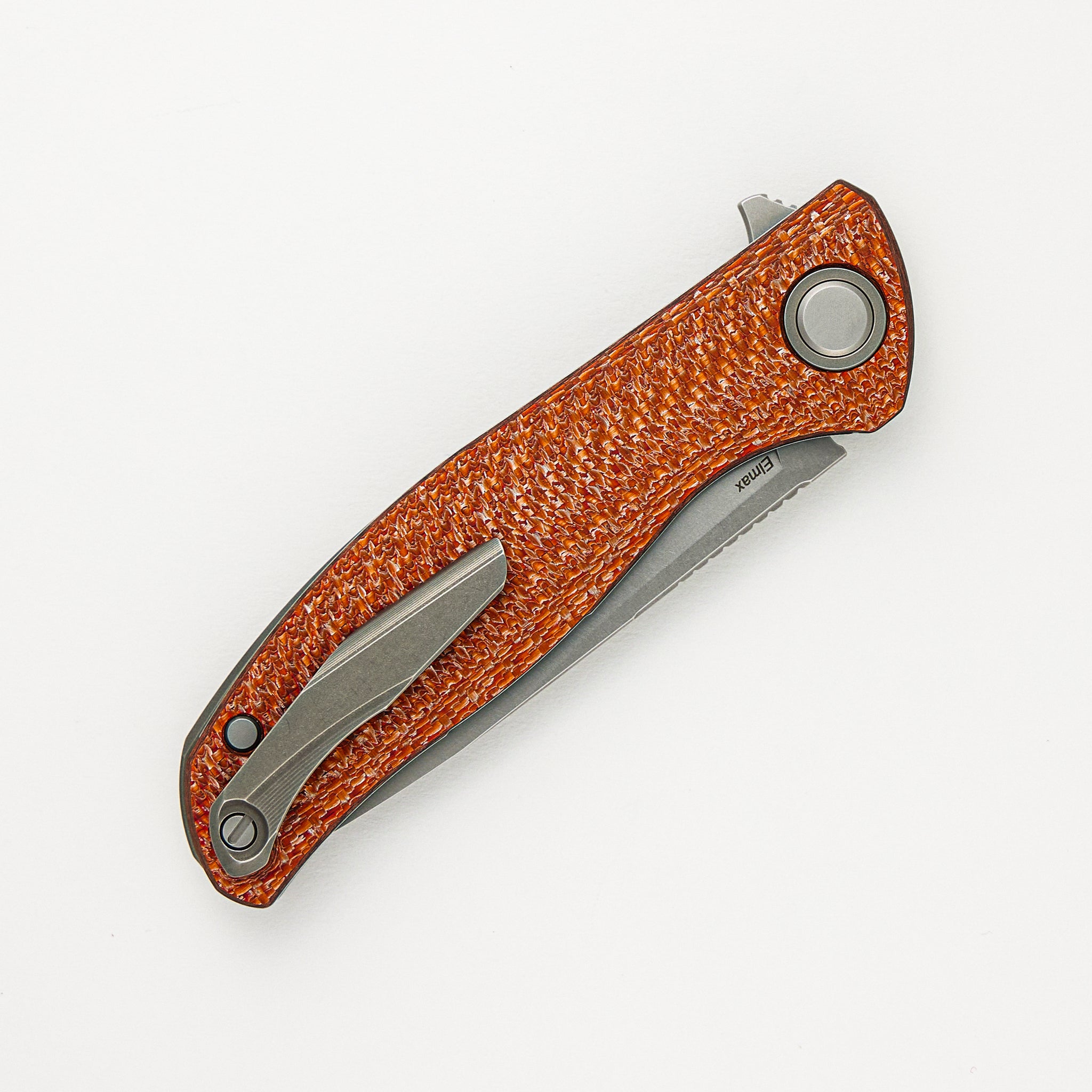 Shirogorov F3 - Elmax Blade - Orange Alutex Handle - MRBS