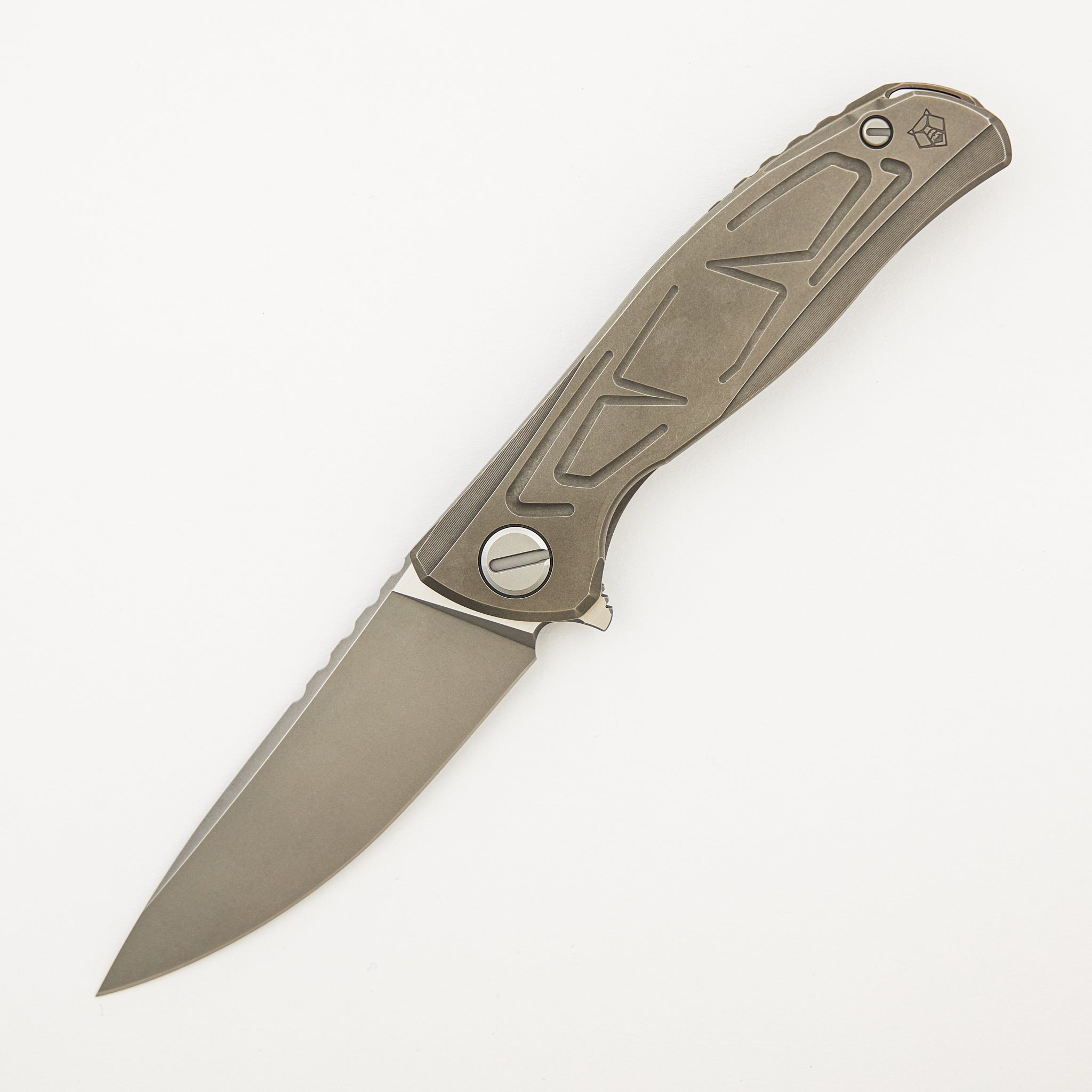 F95 Braces - S90V Blade - Titanium Handle - Washers