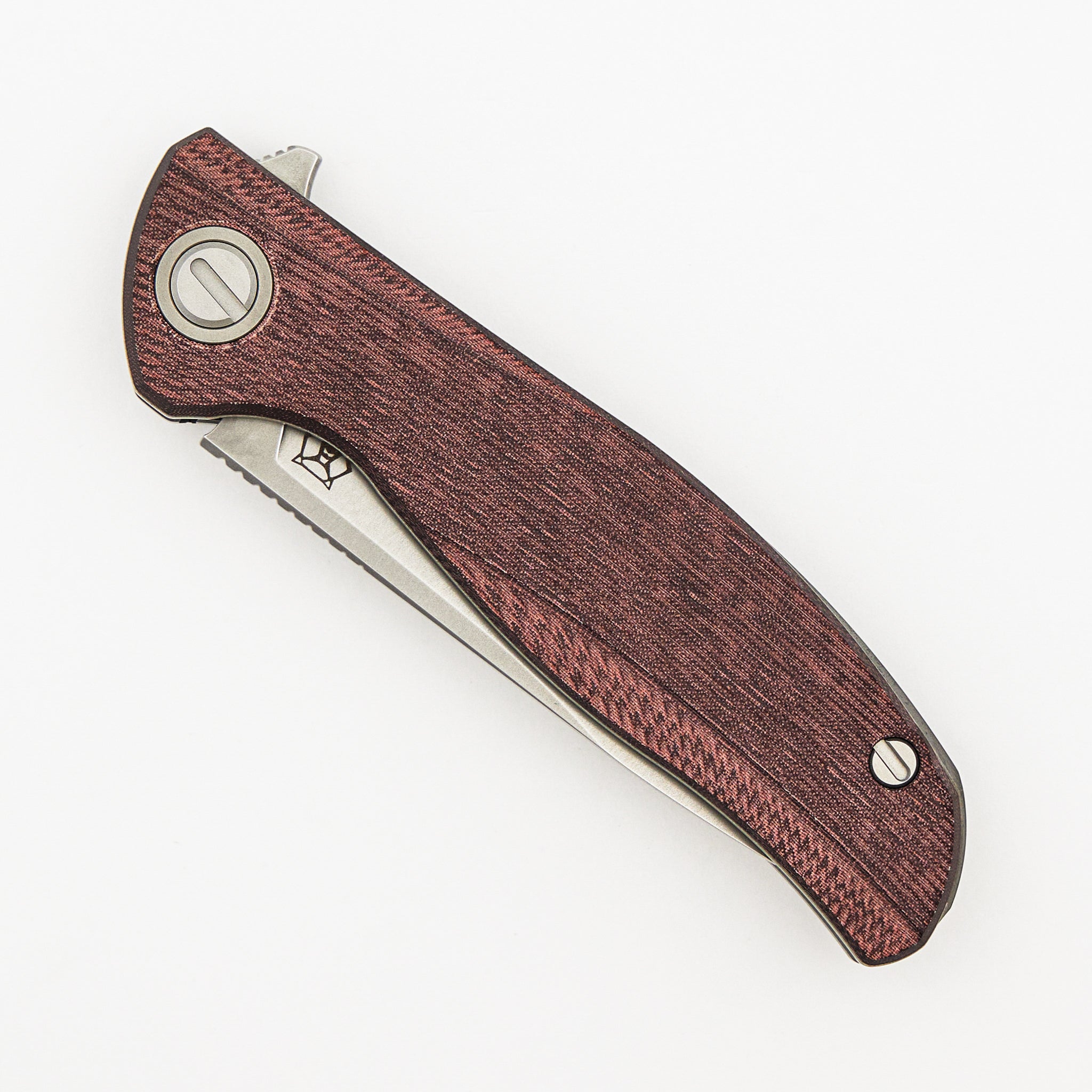 Ursus F95 - Maroon Micarta Handle - Elmax Blade - MRBS