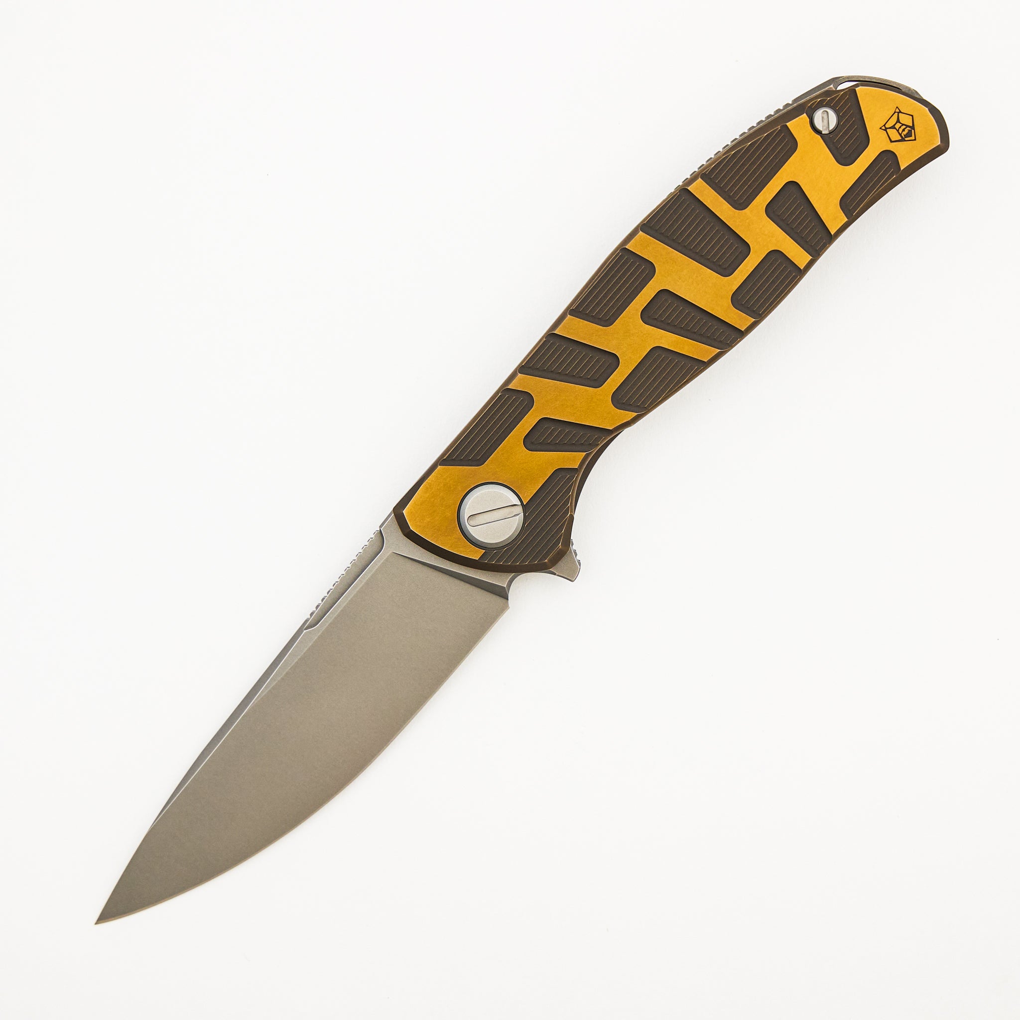 F95 T Pattern Gen. 4 - Bronze Titanium Handle - M390 Blade - MRBS