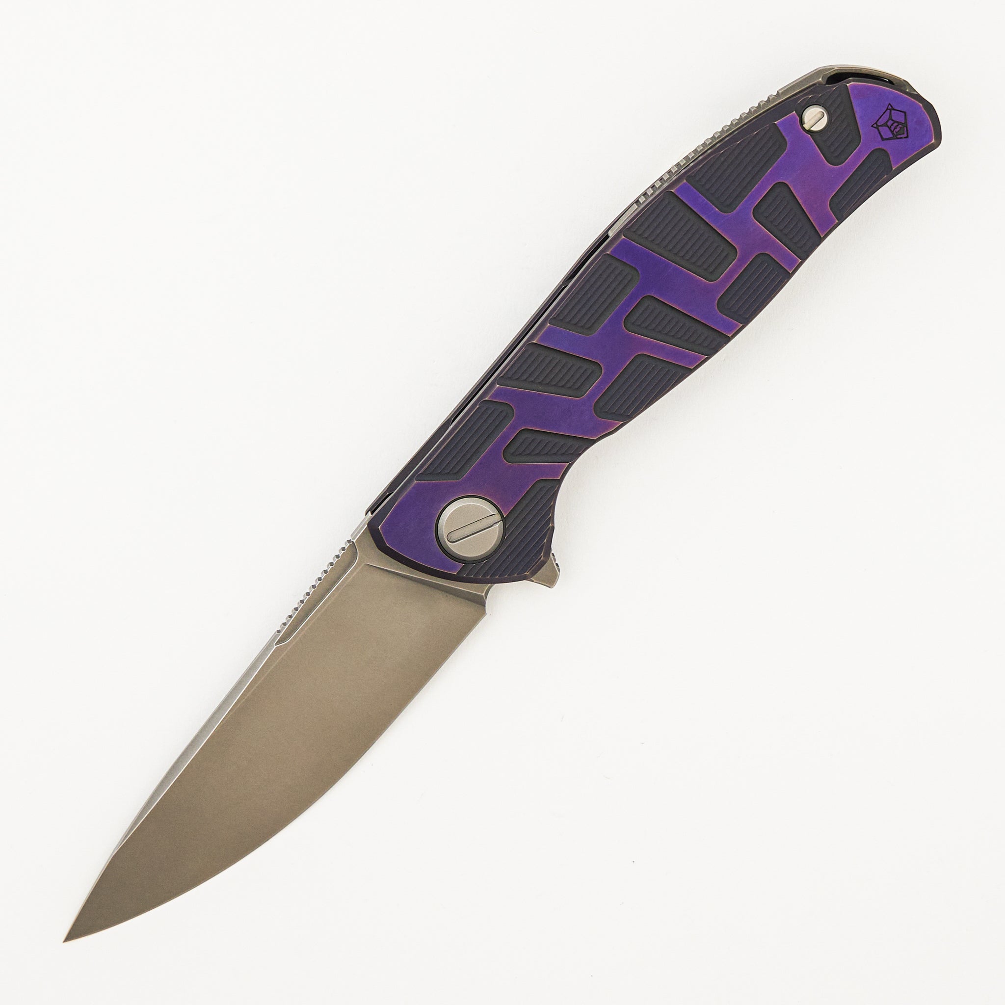 F95 T Pattern Gen. 4 - Purple Titanium Handle - M390 Blade - MRBS