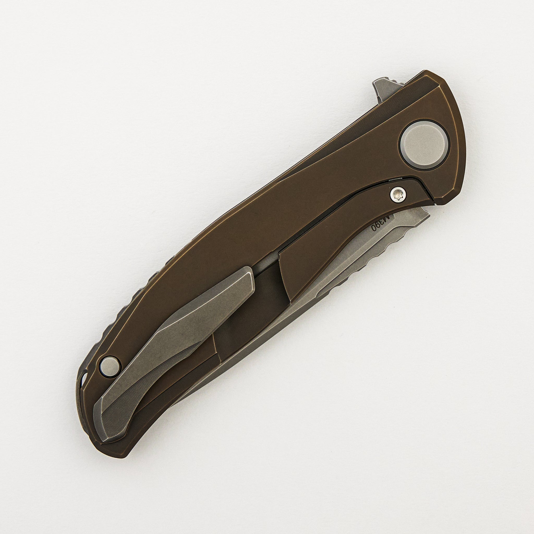 F95 Zero - M390 Blade - Bronze Titanium Handle - MRBS