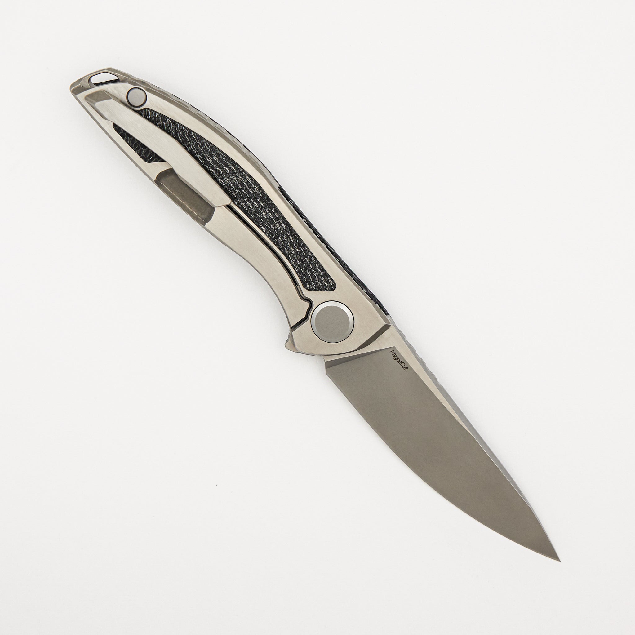 Chris Reeve Collaboration HatiOn CGG - MagnaCut Blade - Titanium/Black Alutex Handle - MRBS