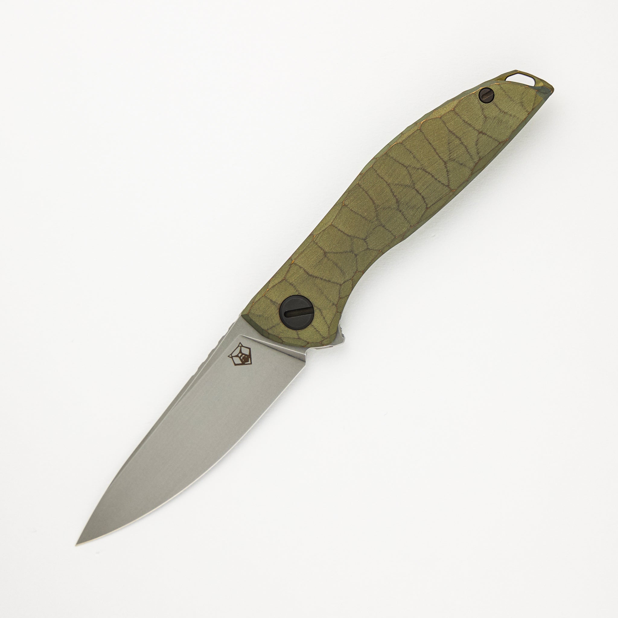 Shirogorov Knives / Rip Knives NeOn “Green Machine” – M390 Blade – MRBS