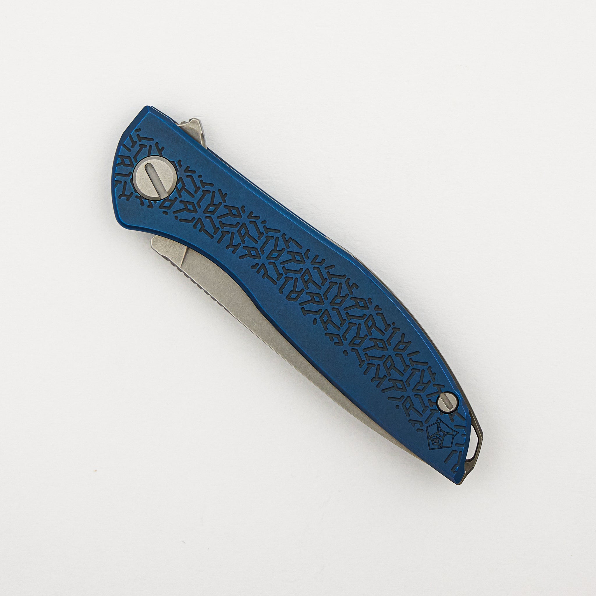 naef ネフ　Ligno リグノ NeOn R1P Gen. 2 - Blue Titanium Handle - Elmax Blade - MRBS