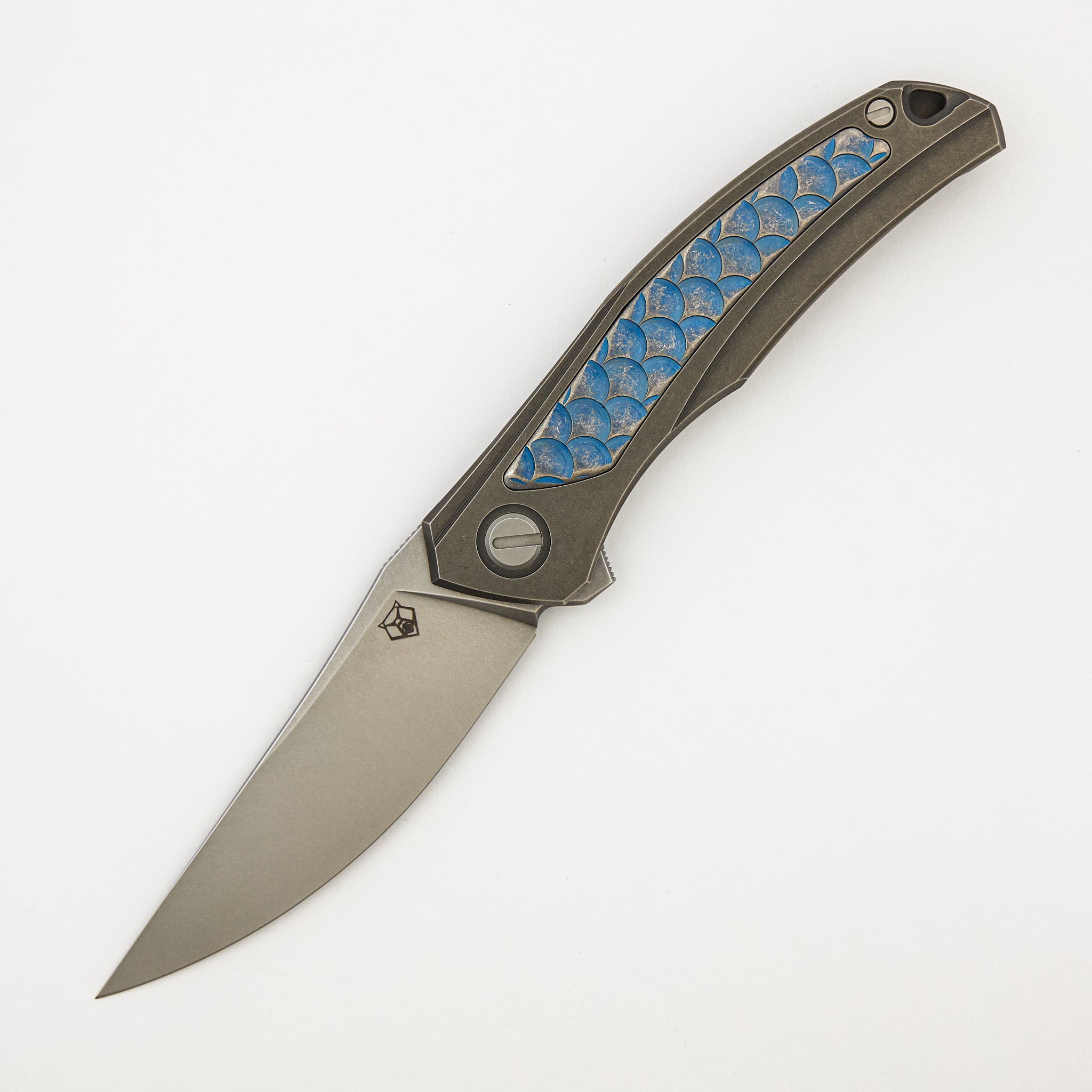 John Barker Finish Quantum "Dragon" - Distressed Blue – Cromax PM Blade – MRBS