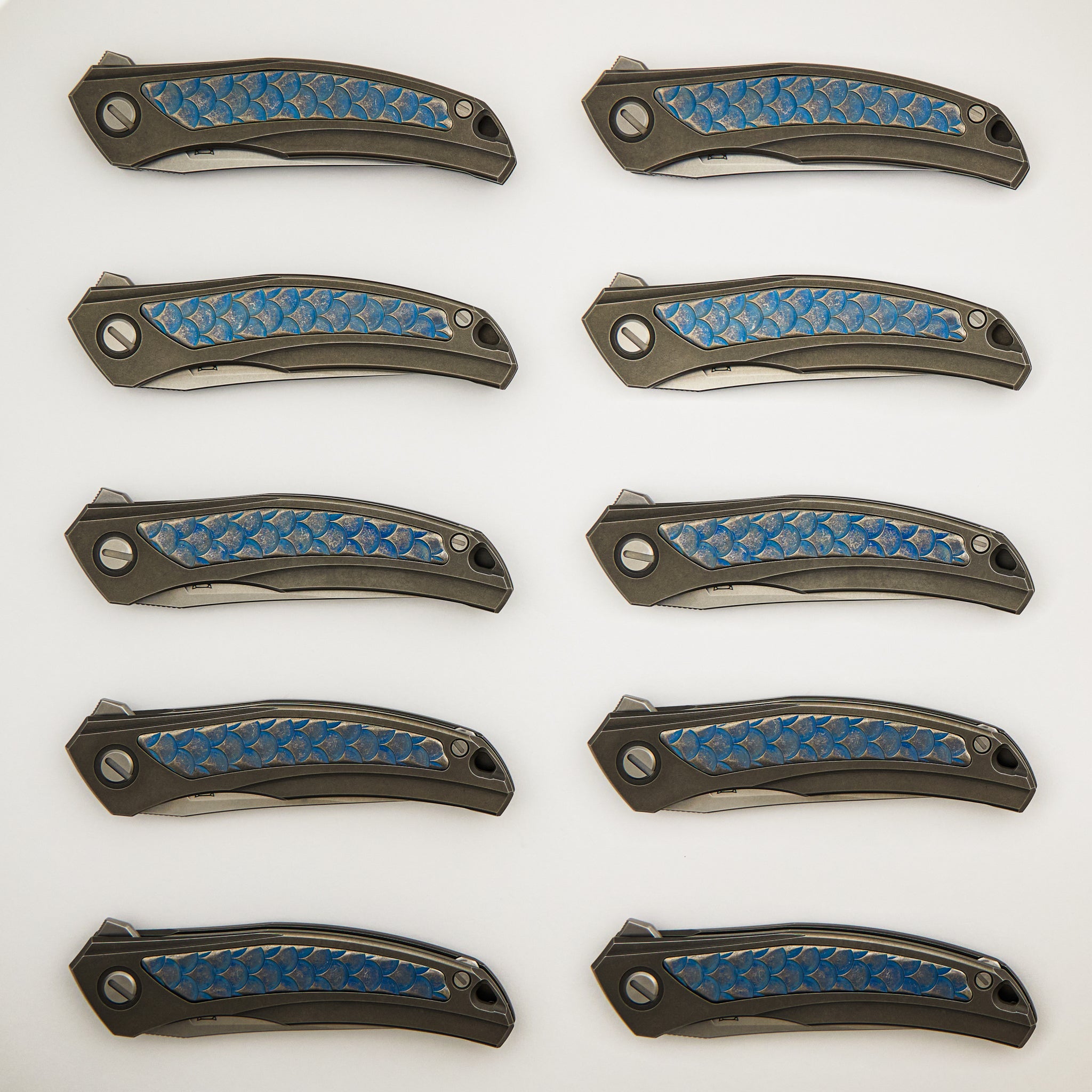 John Barker Finish Quantum "Dragon" - Distressed Blue – Cromax PM Blade – MRBS