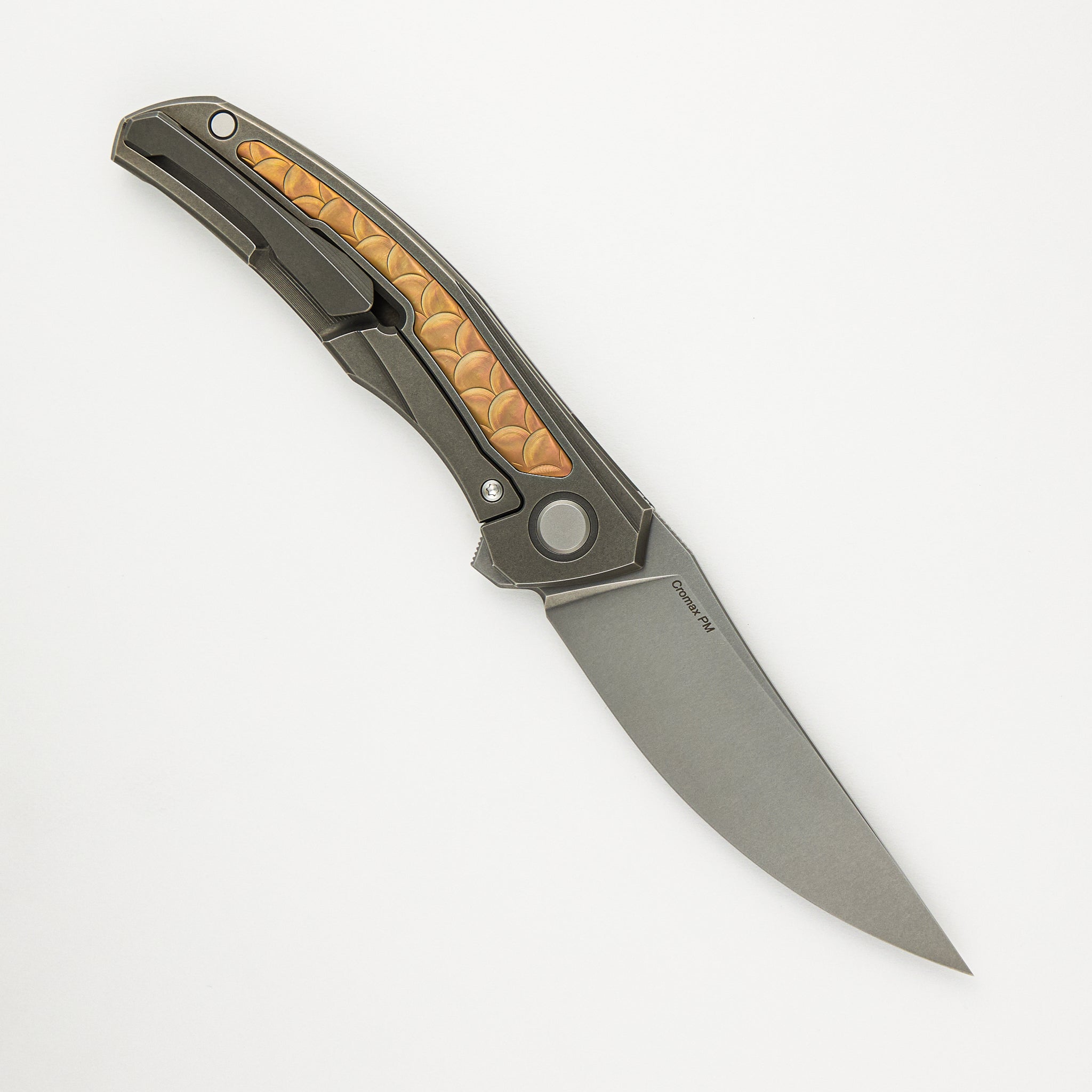 Shirogorov Knives / John Barker Quantum Dragon "Rose Gold" – Cromax PM Blade – MRBS