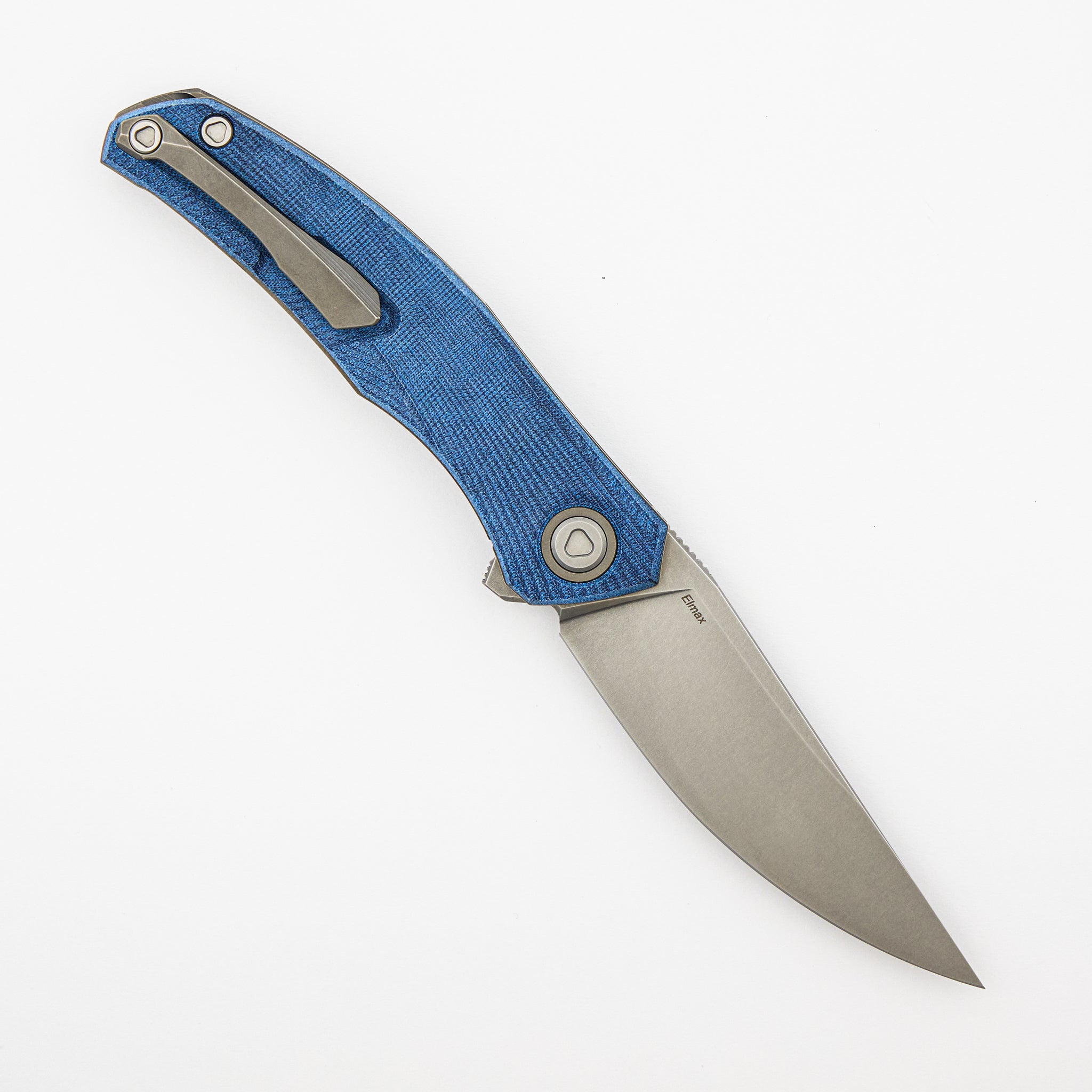 Ursus Q95 - Blue Micarta Handle - Elmax Blade - MRBS