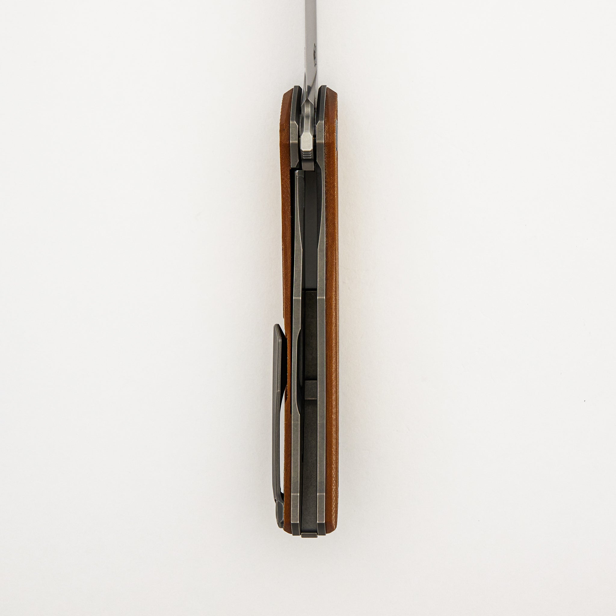 Ursus Q95 - Light Brown Micarta Handle - Elmax Blade - MRBS