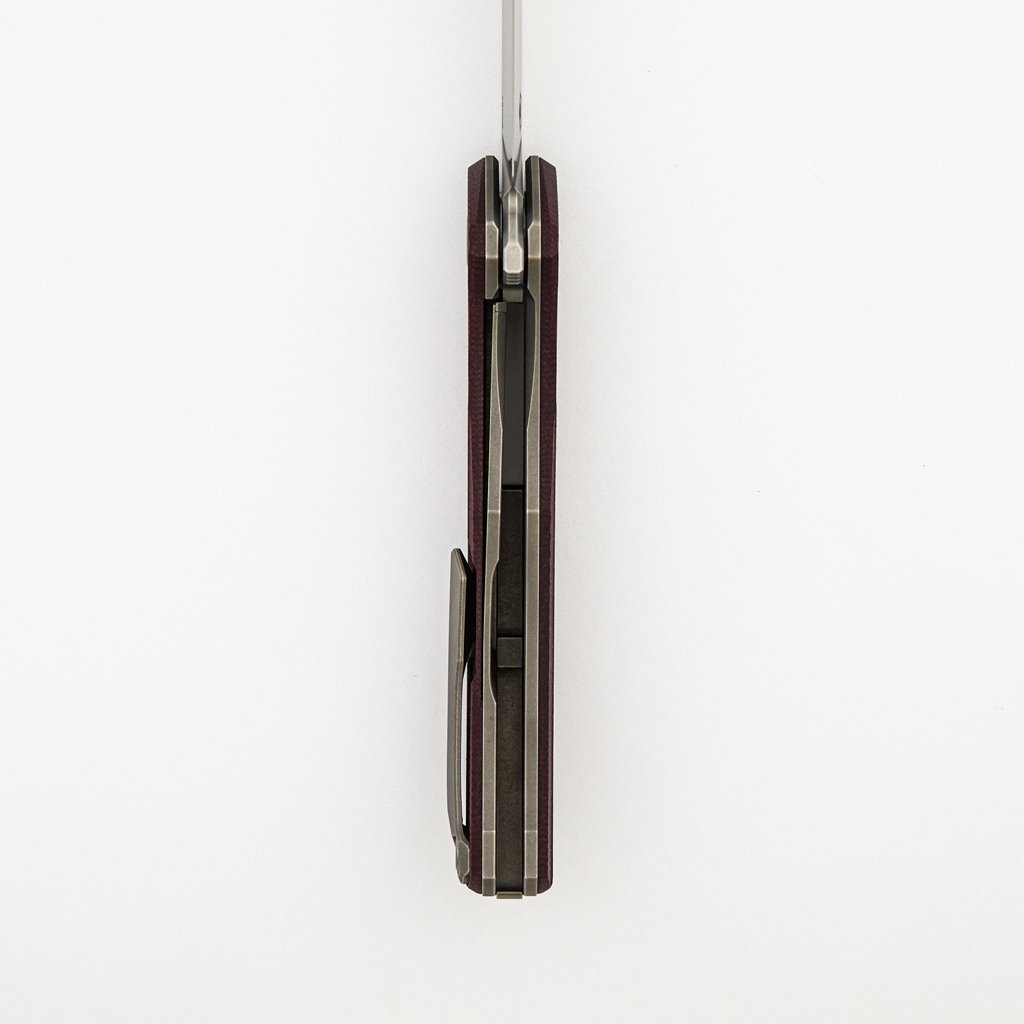 Ursus Q95 - Maroon Micarta Handle - Elmax Blade - MRBS