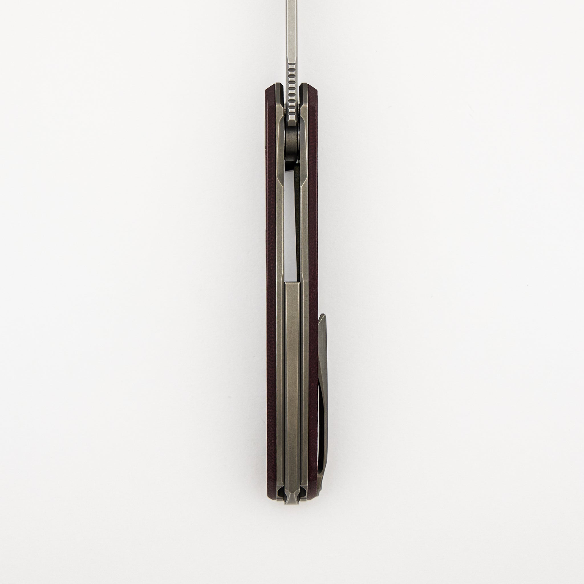 Ursus Q95 - Maroon Micarta Handle - Elmax Blade - MRBS