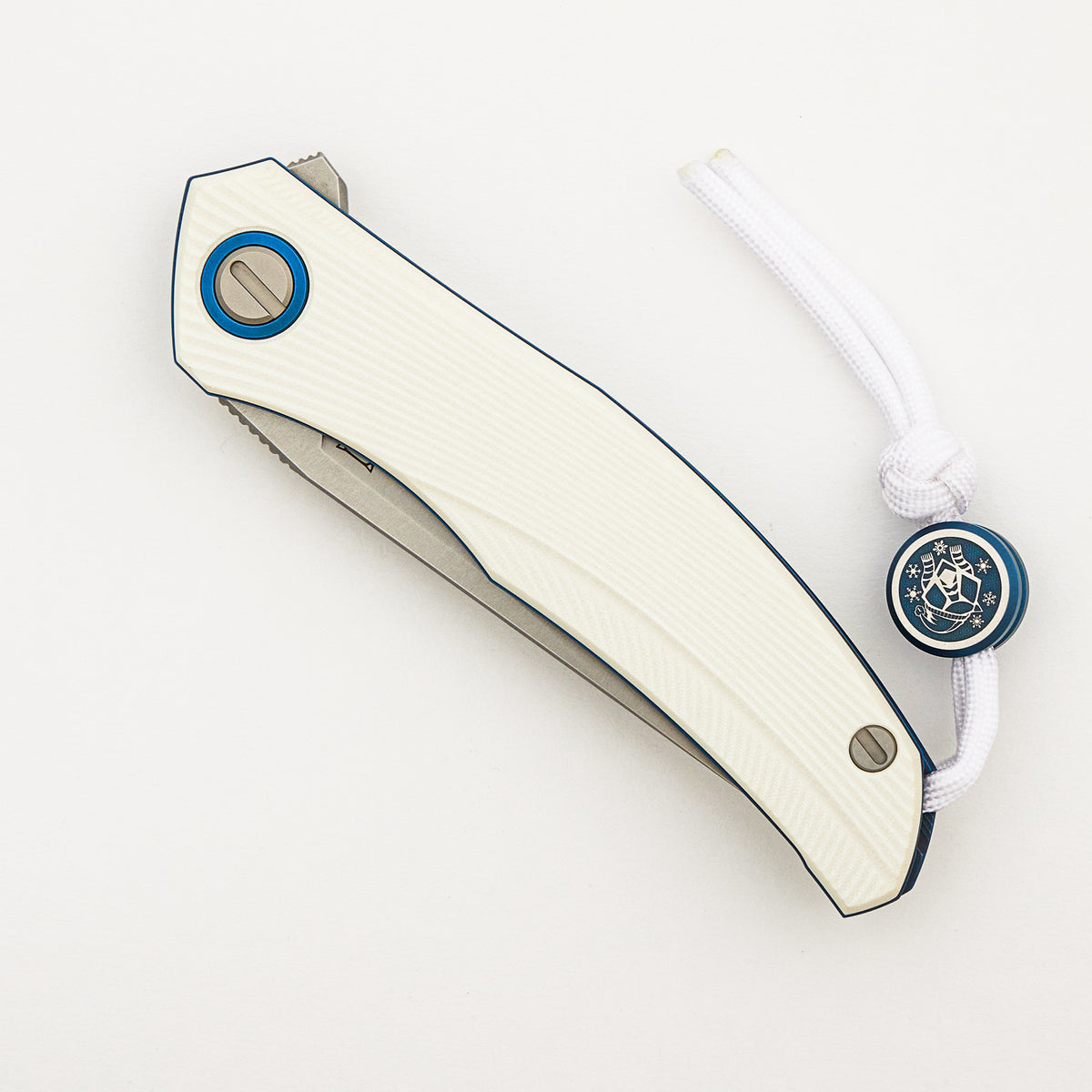 Ursus Q95 NY26 - White Micarta Handle - Elmax Blade - MRBS