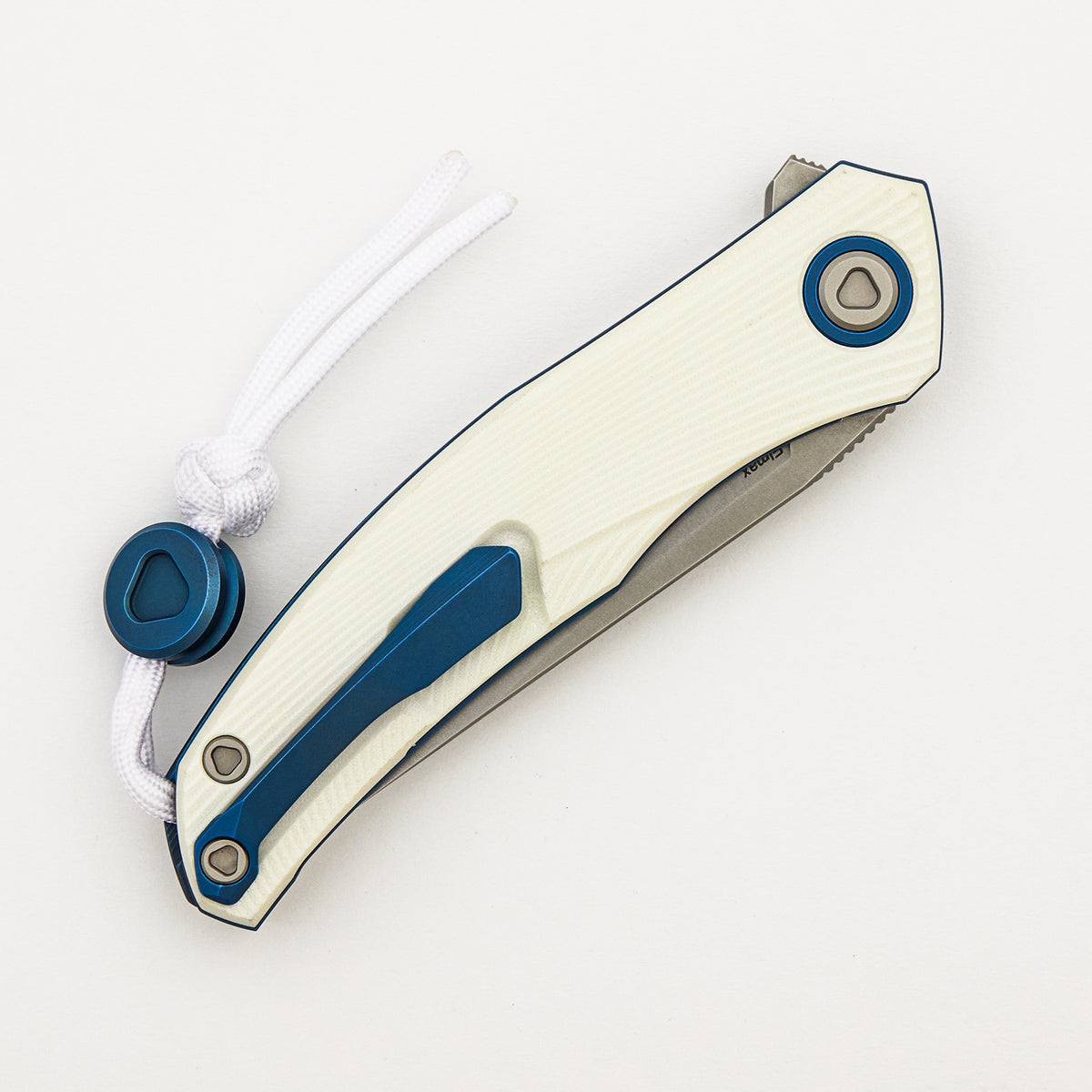 Ursus Q95 NY26 - White Micarta Handle - Elmax Blade - MRBS