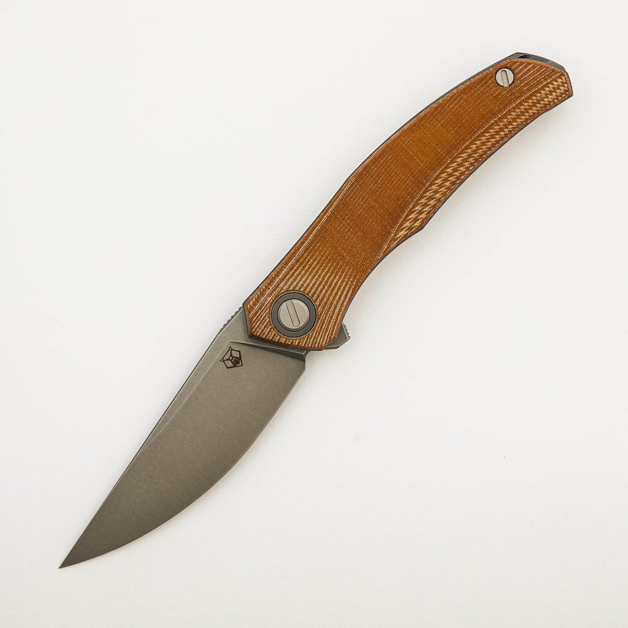 Ursus Q95 - Light Brown Micarta Handle - Elmax Blade - MRBS