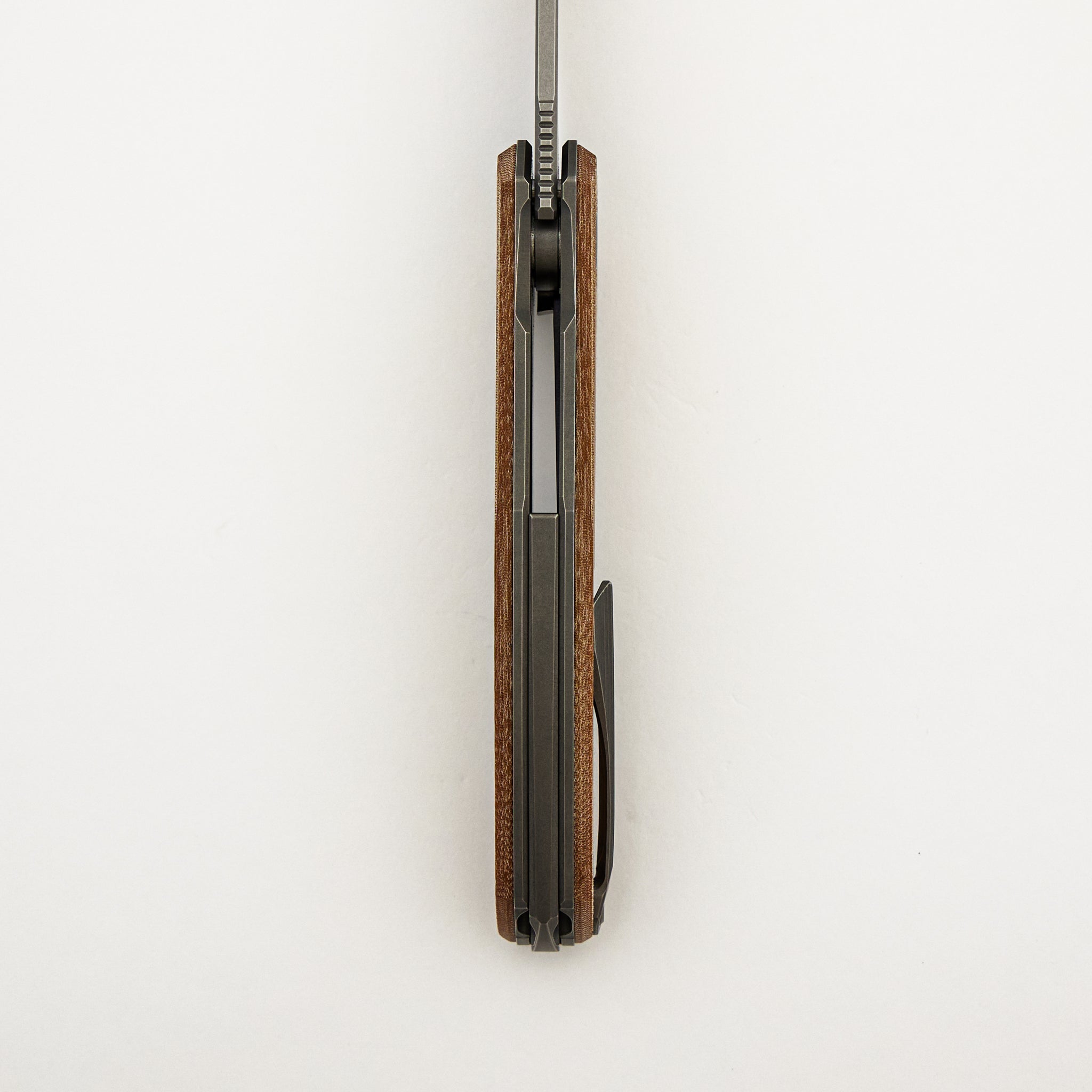 Ursus Q95 - Light Brown Micarta Handle - Elmax Blade - MRBS