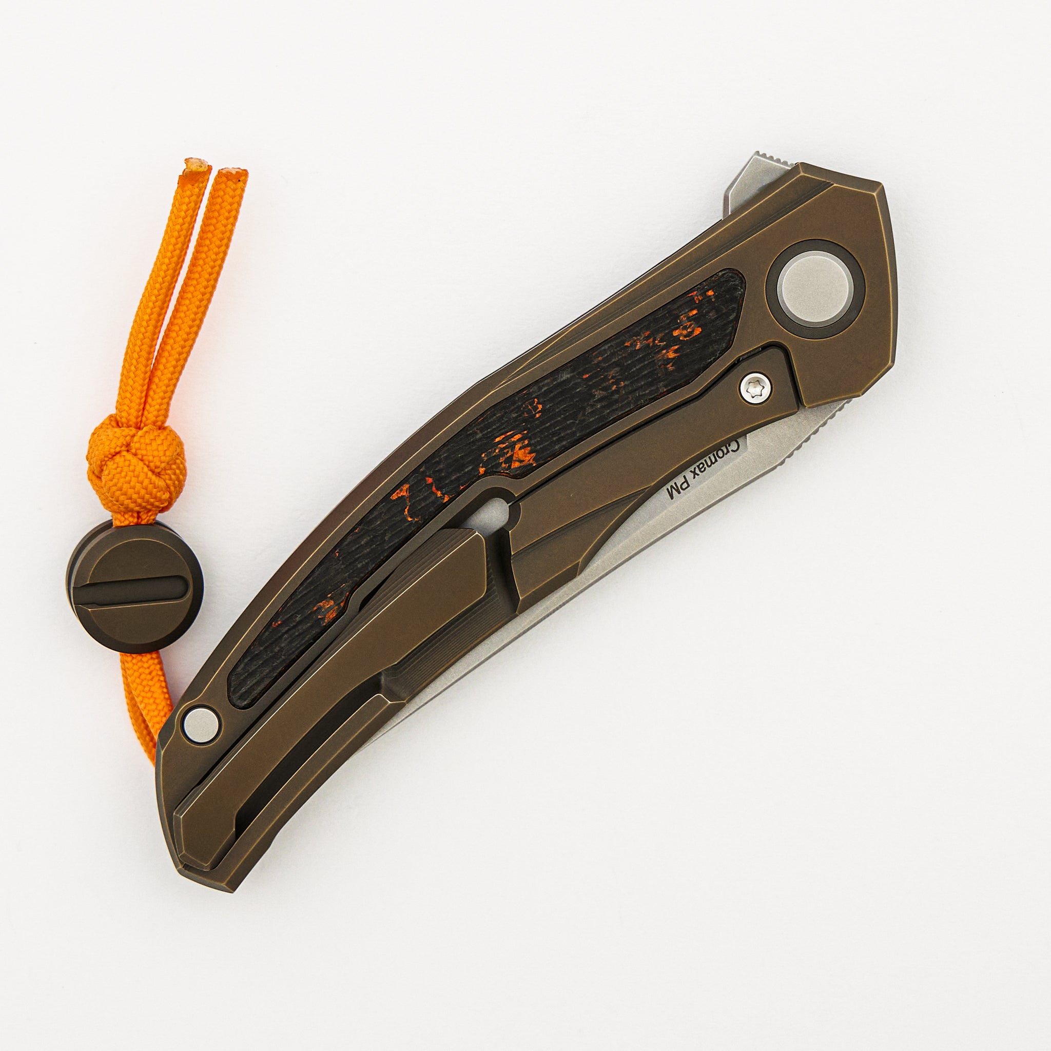 Quantium Halloween Edition - Cromax PM Blade - Titanium/"Halloween" TechnoCarbo W/ Luminofor Handle - MRBS