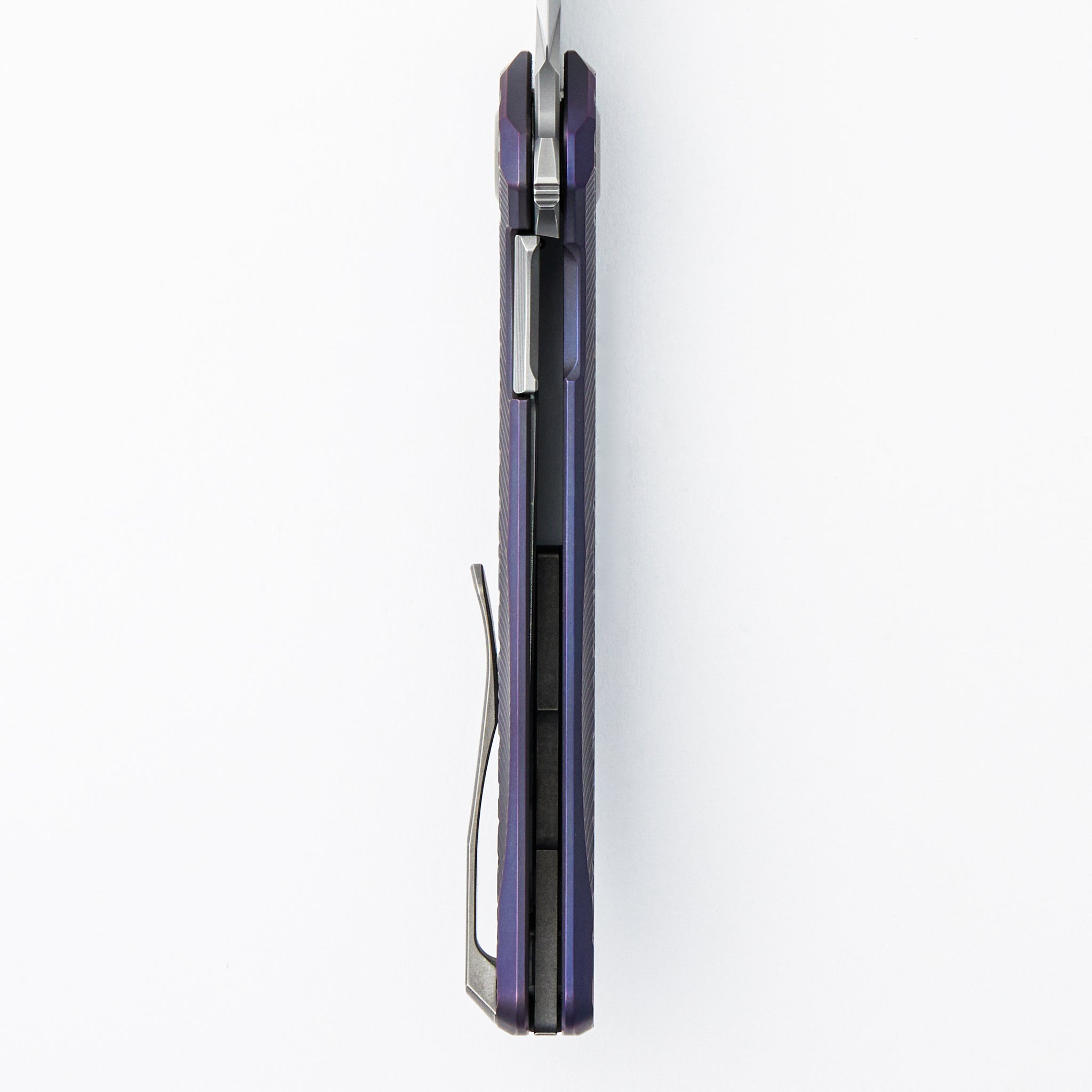 Stellar Bear Pattern – Purple Titanium Handle – M390 Blade – MRBS
