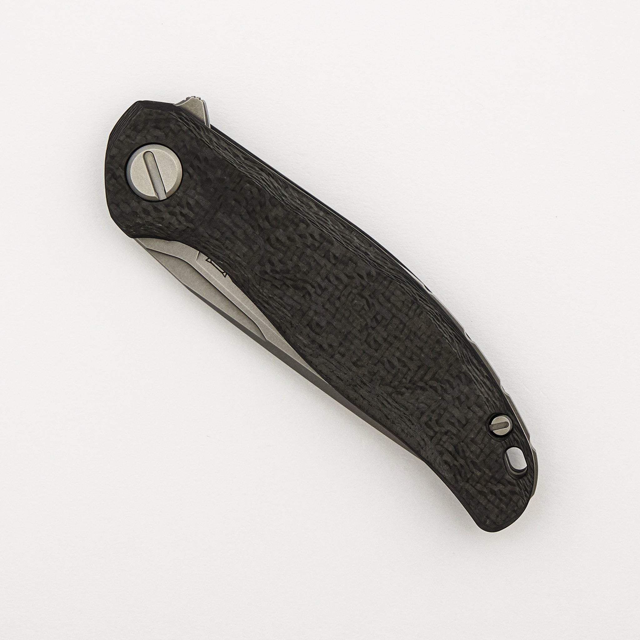 Stellar CF – Black Carbon Fiber Handle – M390 Blade – MRBS