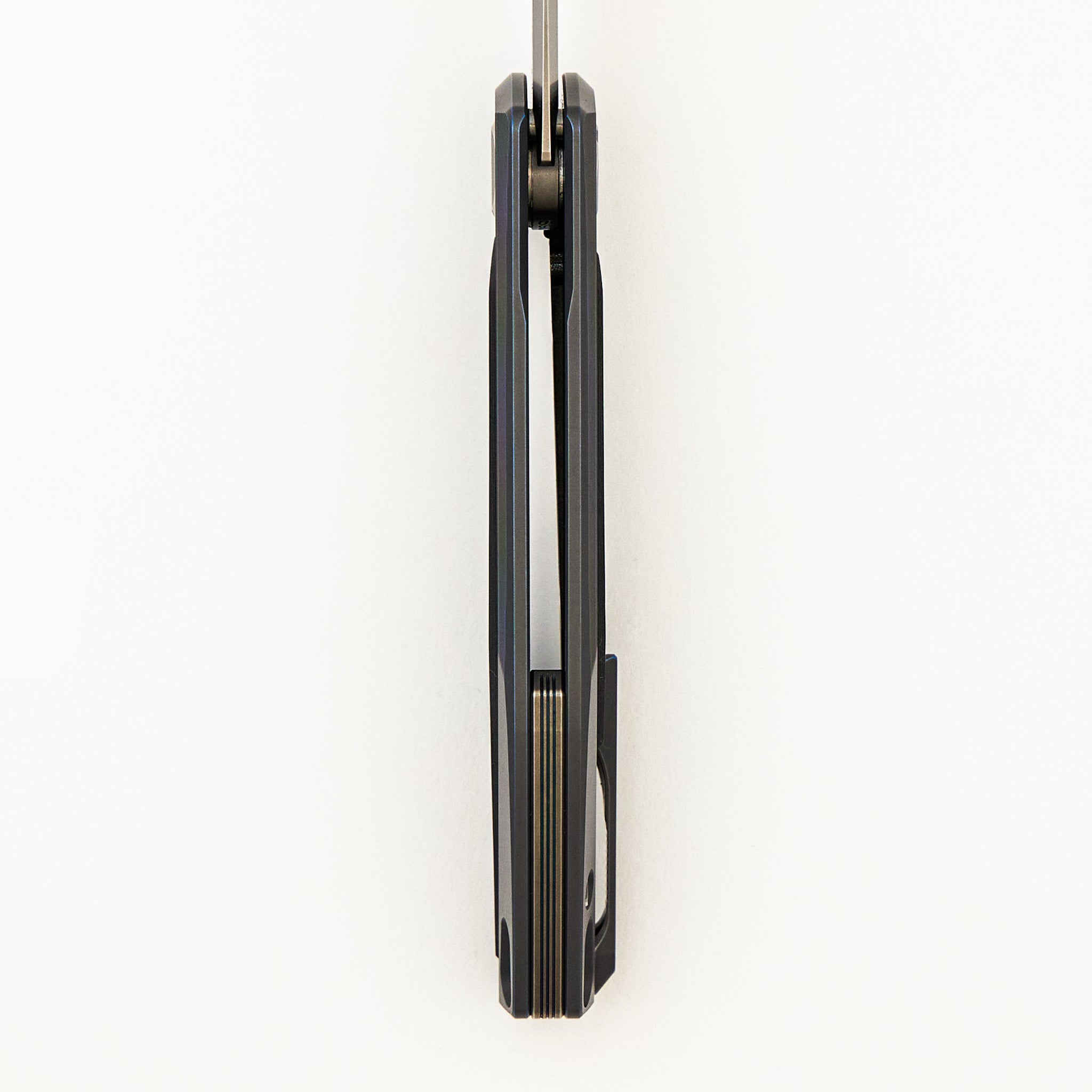 Stormy KMP (RKMP) - S90V Blade - Titanium/Wind & Rain CarboTi Handle - SRRBS (Charles Marlowe Design)