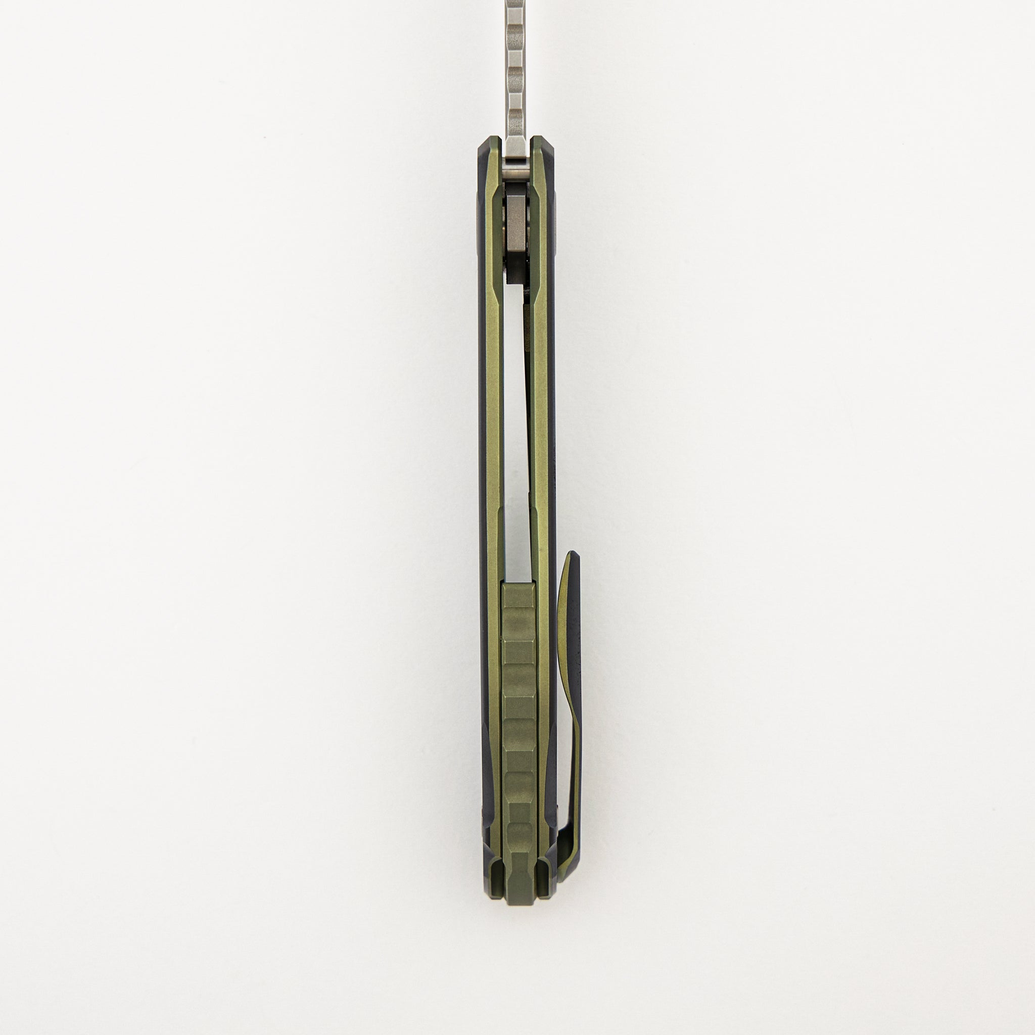Ti2 Design Collaboration Black Hula "Bronze Pixelated Flower" F95 - M390 Blade - Titanium Handle - MRBS - Completed