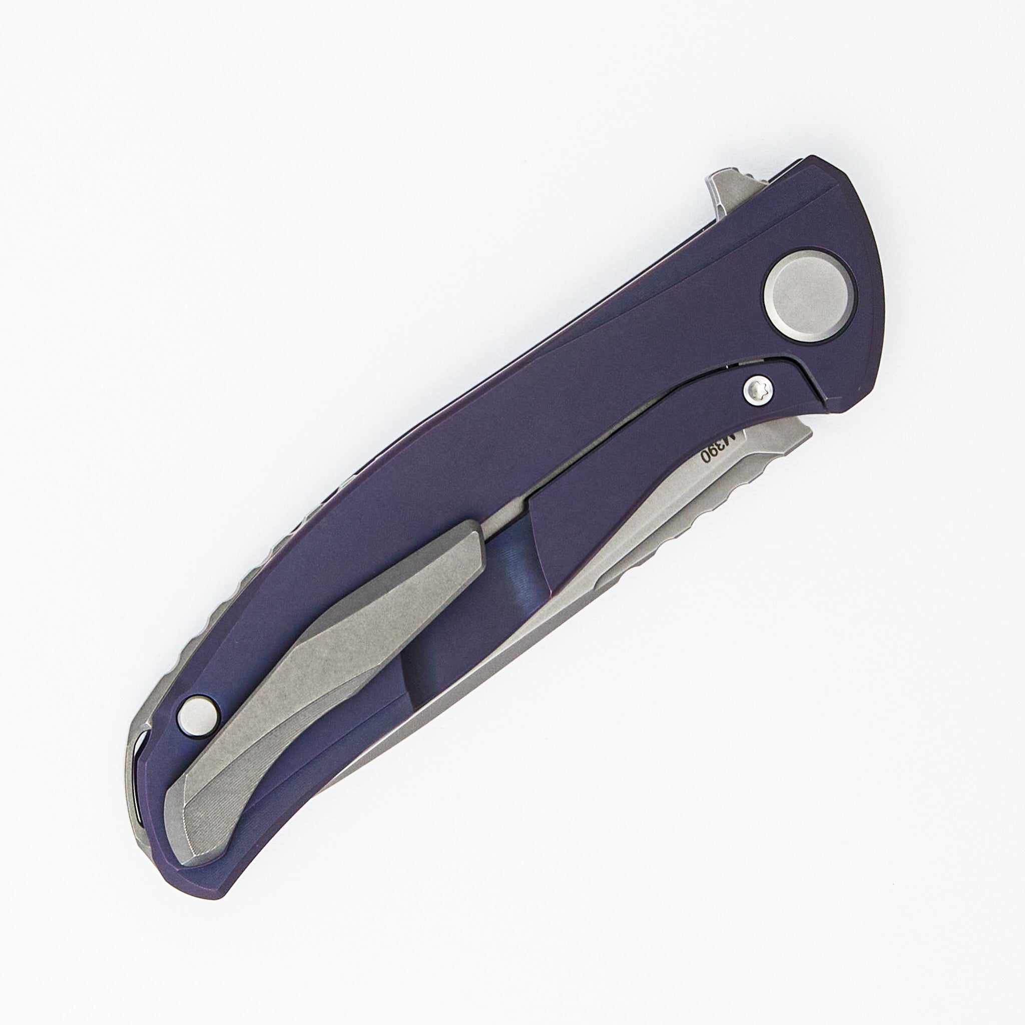 F95 Zero - M390 Blade - Purple Titanium Handle - MRBS