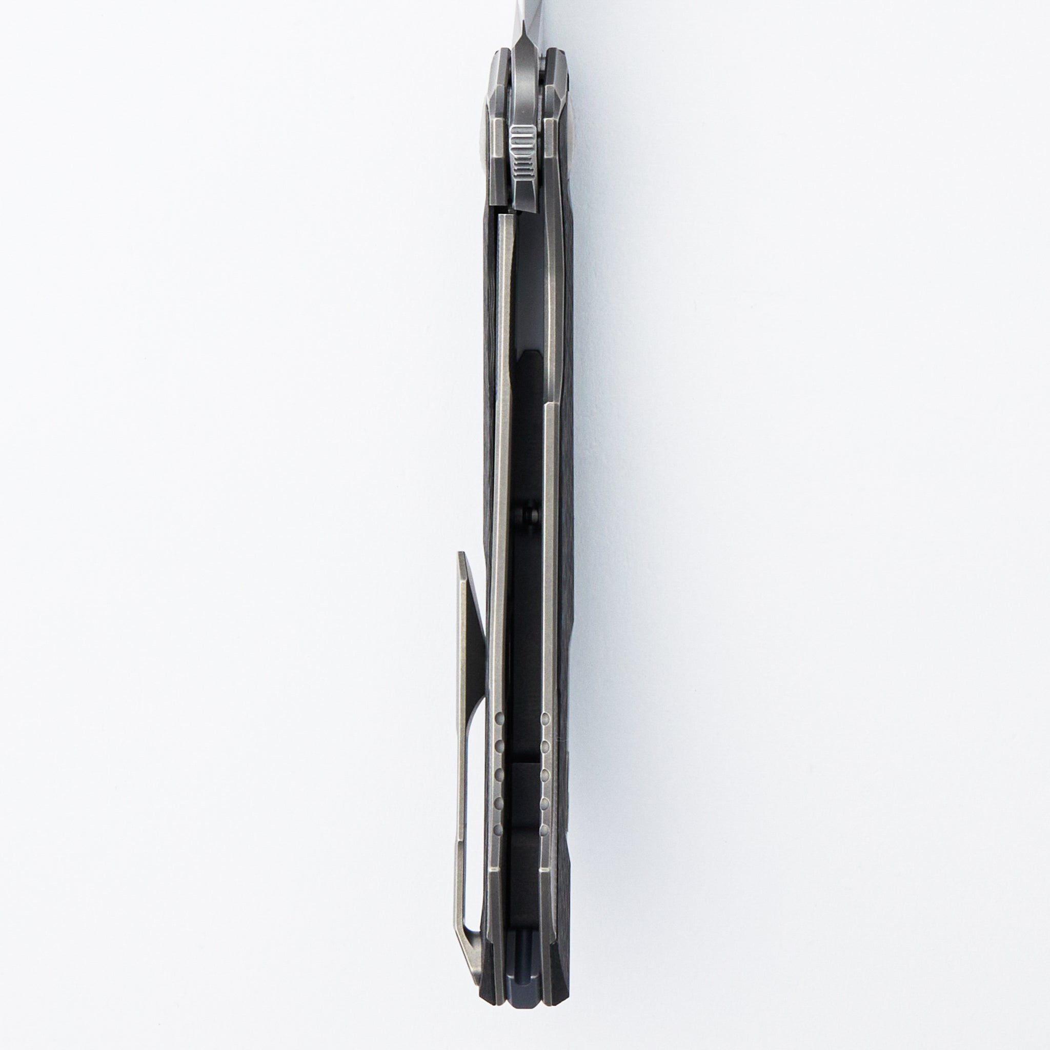 Pike - MagnaCut Blade - Titanium/Blue Carbon Fiber - MRBS (Dmitry Sinkevich Design)