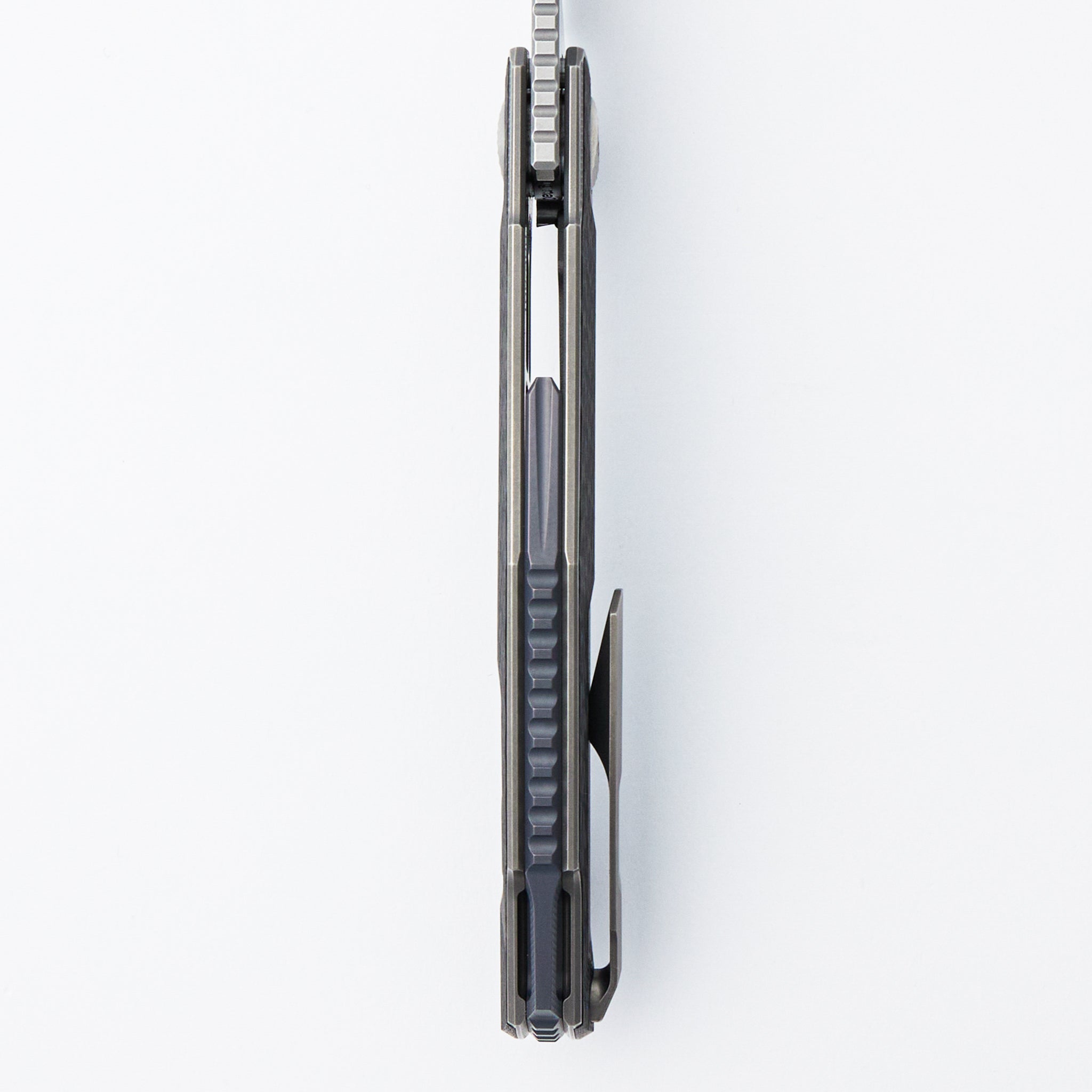 Pike - MagnaCut Blade - Titanium/Blue Carbon Fiber - MRBS (Dmitry Sinkevich Design)