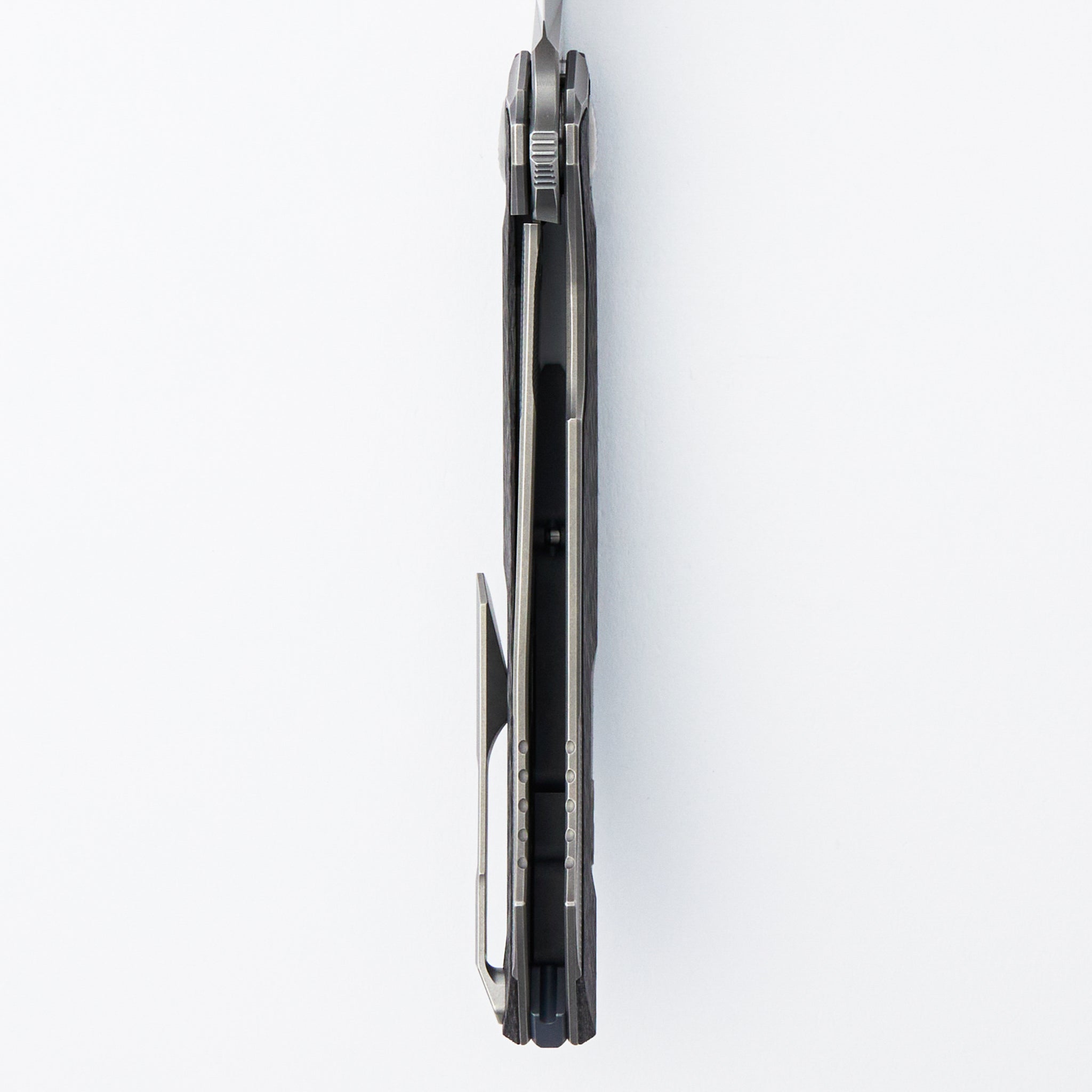 Pike - MagnaCut Blade - Titanium/Red Carbon Fiber - MRBS (Dmitry Sinkevich Design)