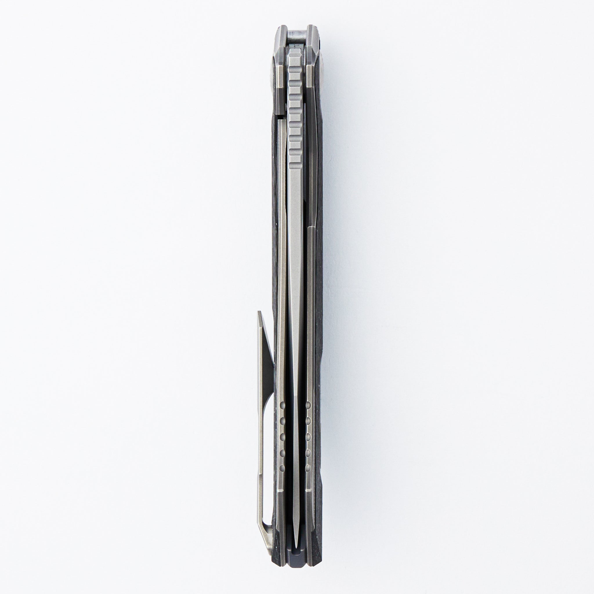 Pike - MagnaCut Blade - Titanium/White Carbon Fiber - MRBS (Dmitry Sinkevich Design)