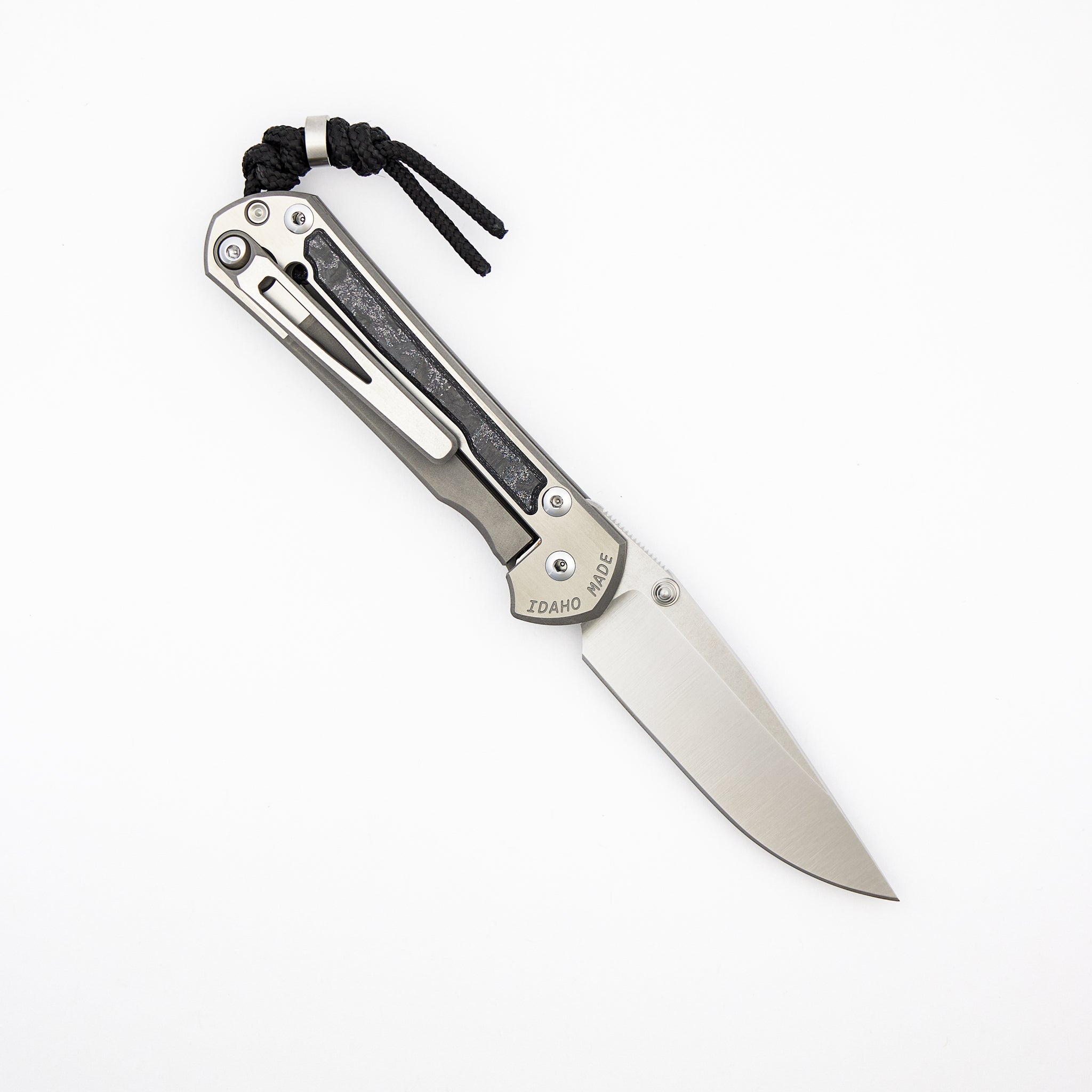 Large Sebenza 21 - Carbon Fiber Inlays - Tanto CPM S35VN Blade