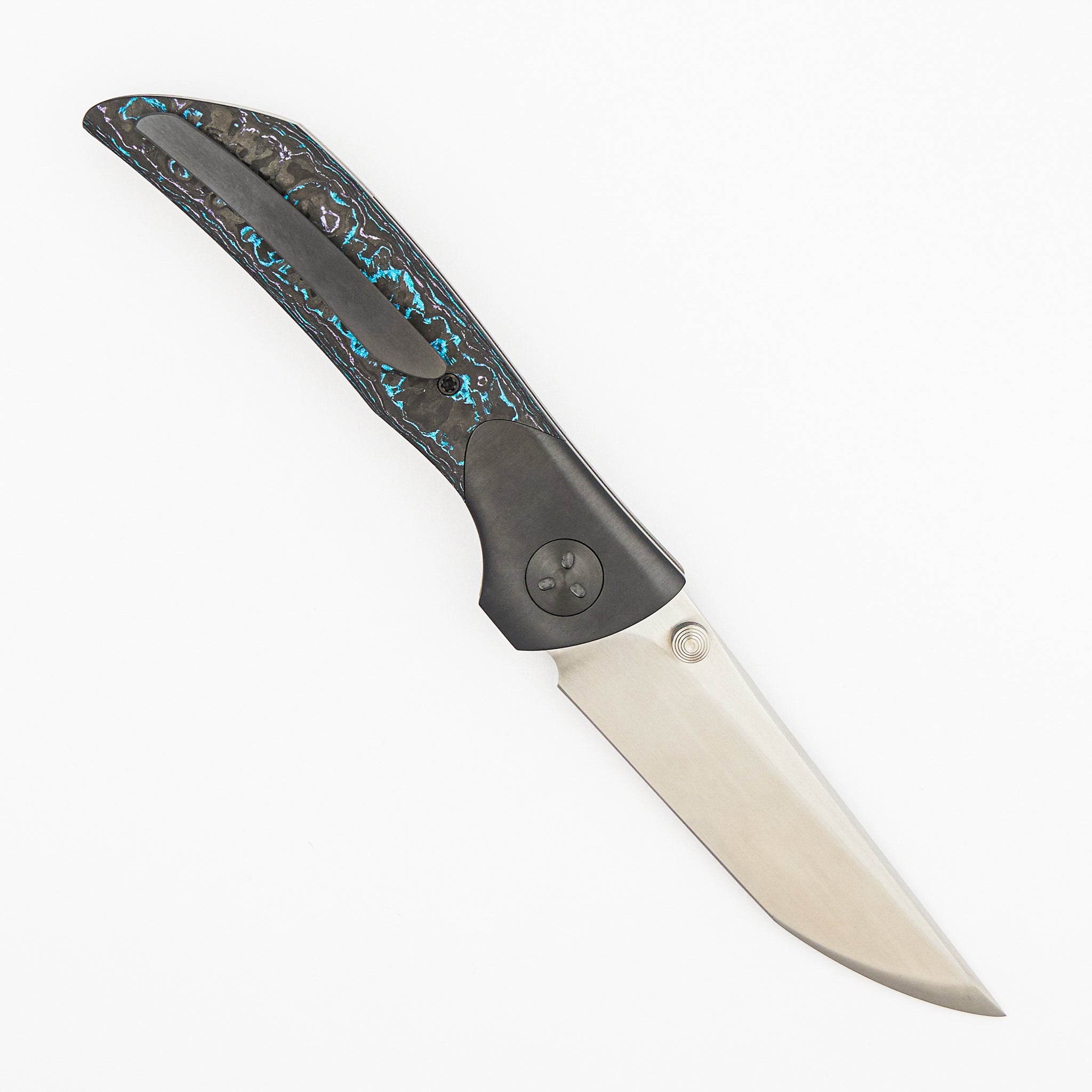Quantum MEFP - Blue Titanium Handle Scales - Cromax PM Blade - SRBS