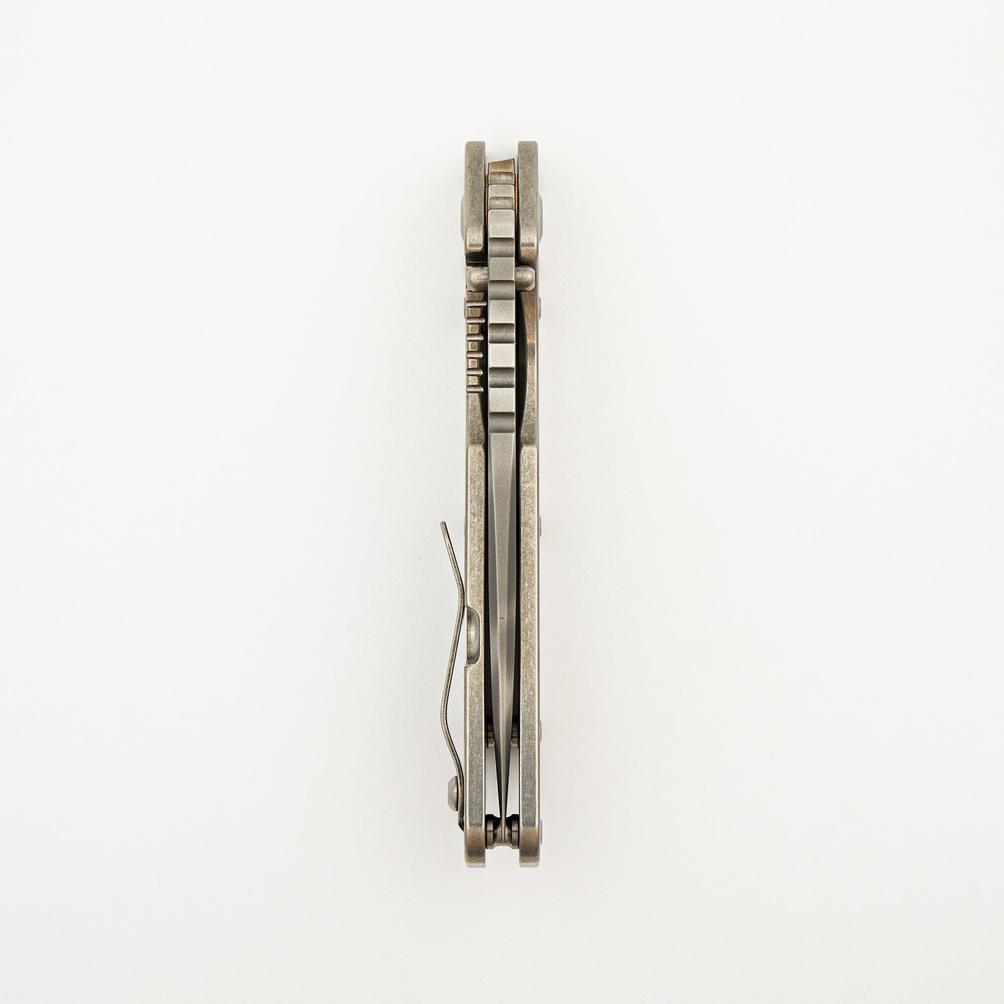 SMF - Titanium Handle - Drop Point MagnaCut Blade