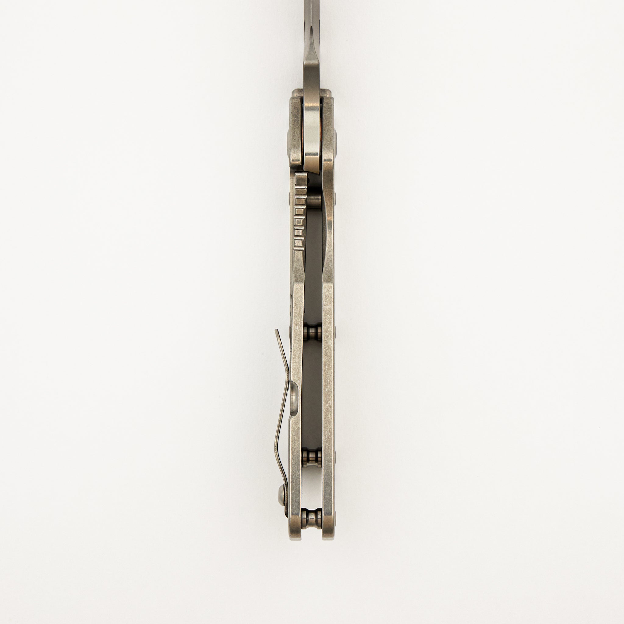SMF - Titanium Handle - Drop Point MagnaCut Blade