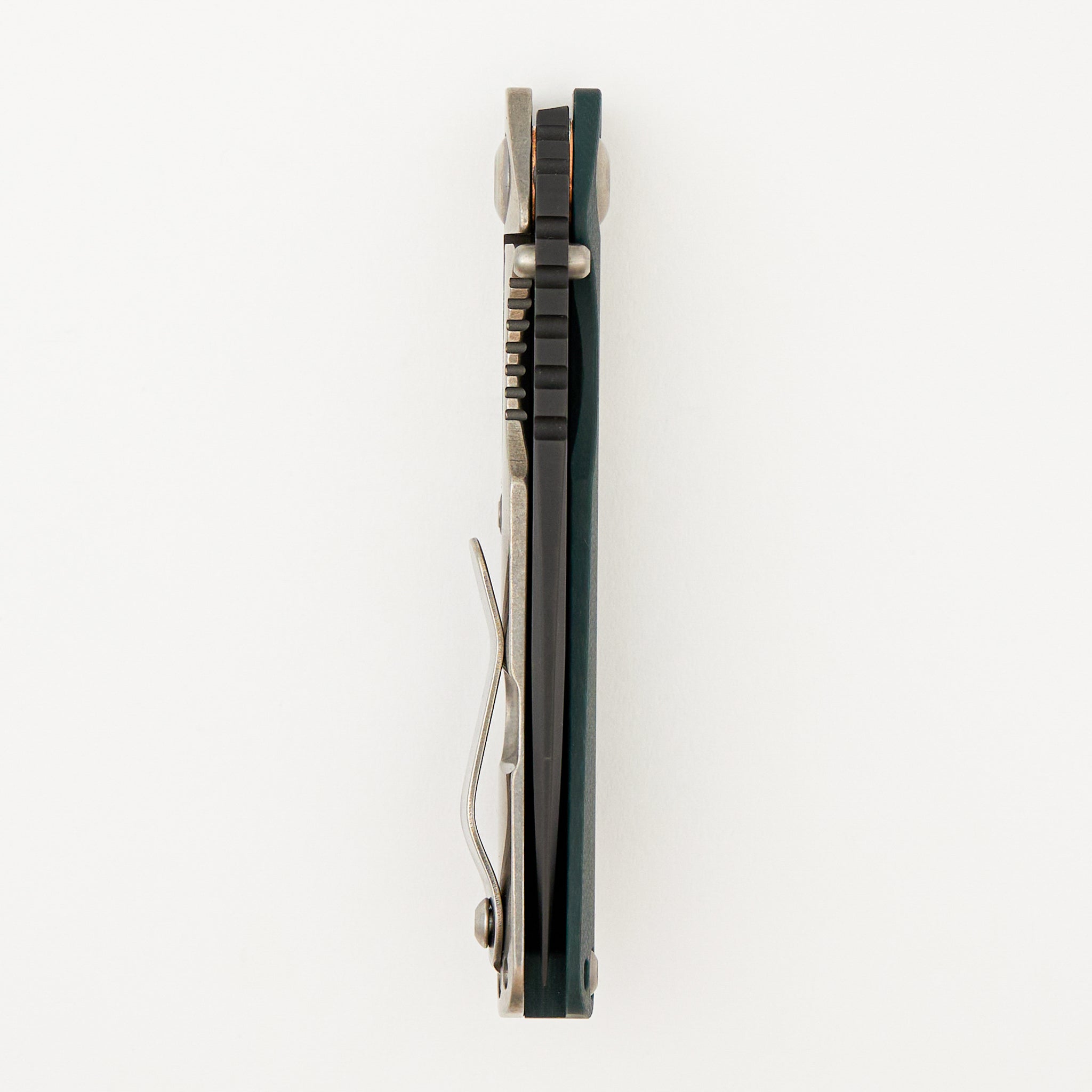 SNG CC - Drop Point 20CV Blade - Titanium/Forest Green G10 Handle