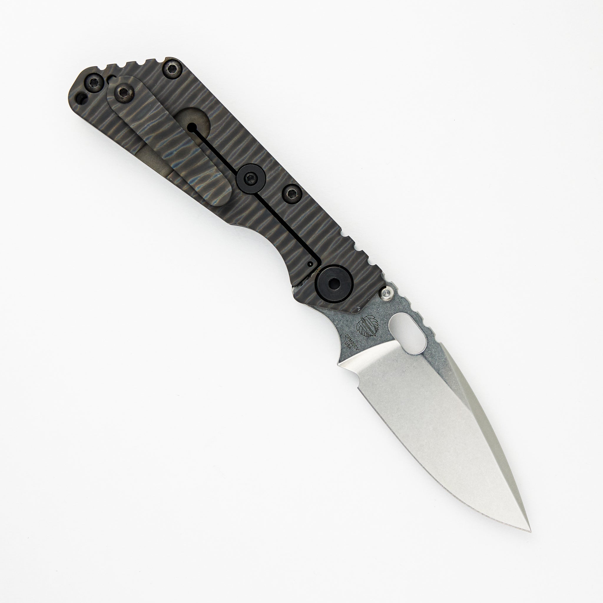 Strider Knives SNG - Titanium/Aluminum Handle - CPM 20CV Drop Point Blade