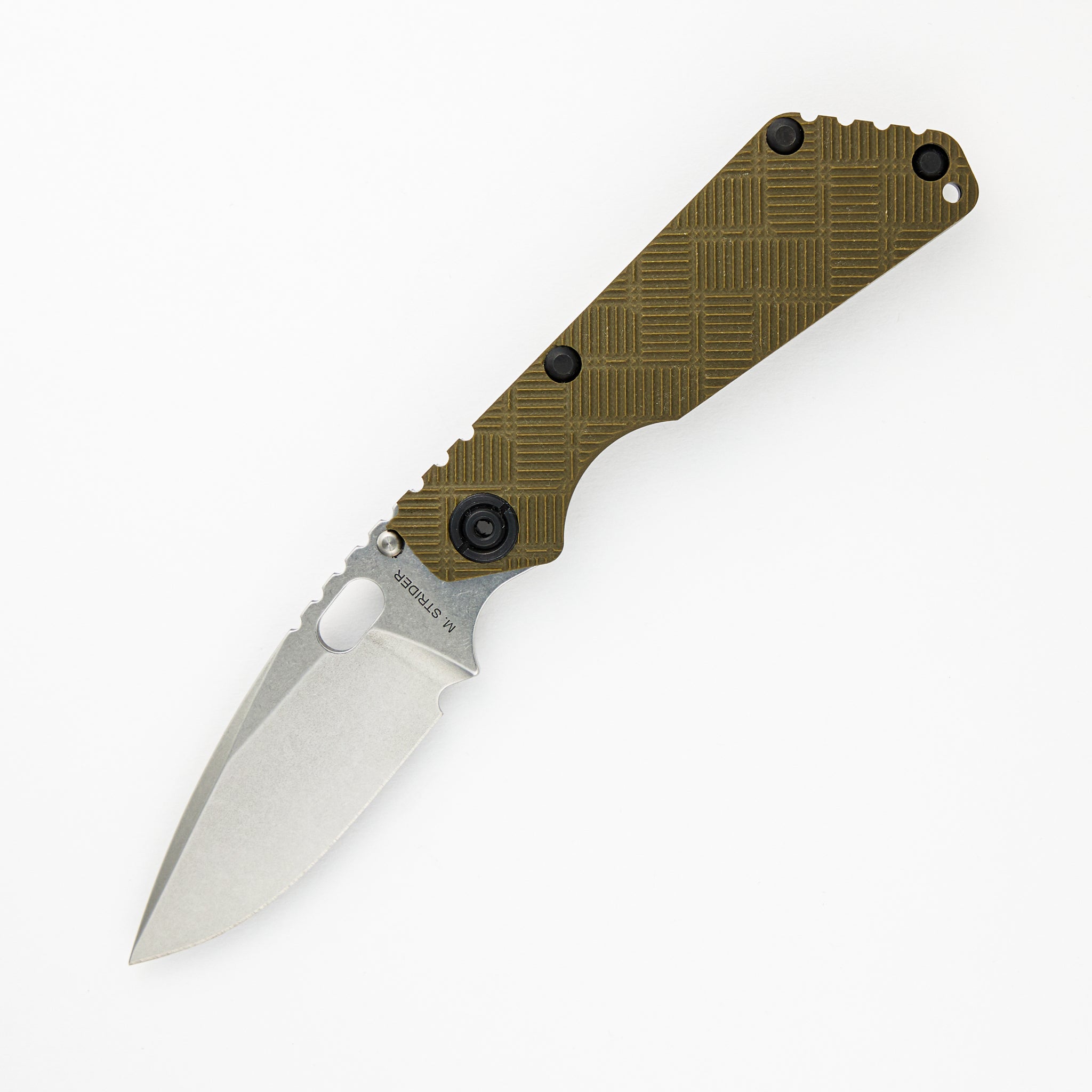 Strider Knives SNG - Titanium/OD Green G10 Handle - CPM MagnaCut Drop Point Blade