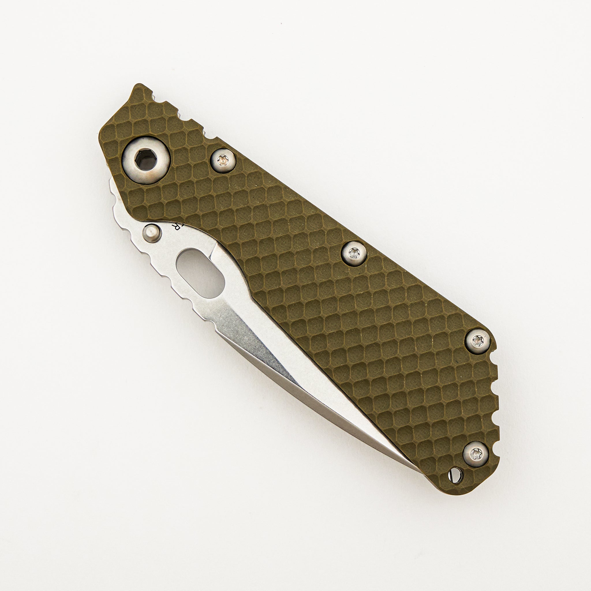 SMF DGG - Titanium/OD Green G10 Handle - Drop Point MagnaCut Blade