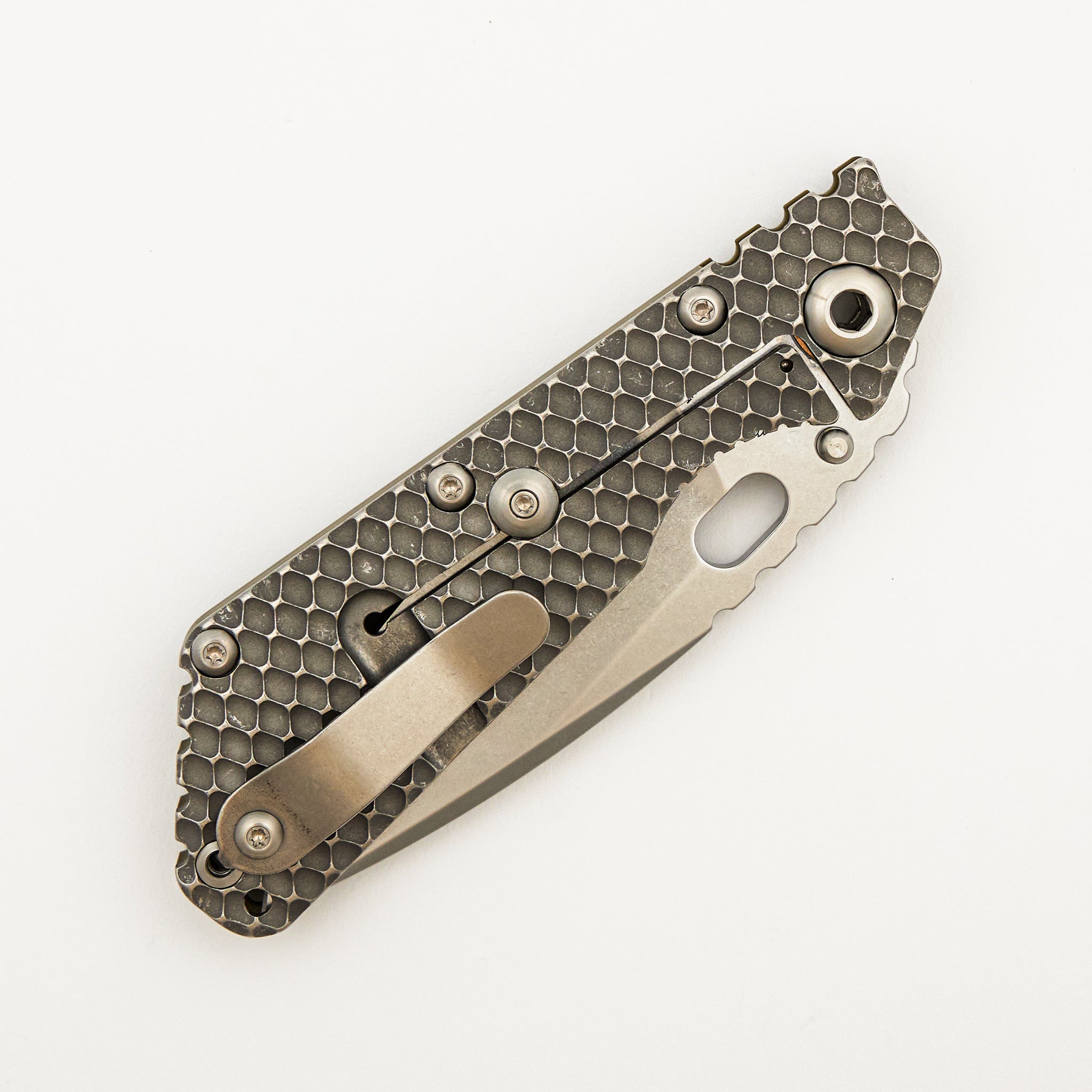 SMF DGG - Titanium/OD Green G10 Handle - Drop Point MagnaCut Blade