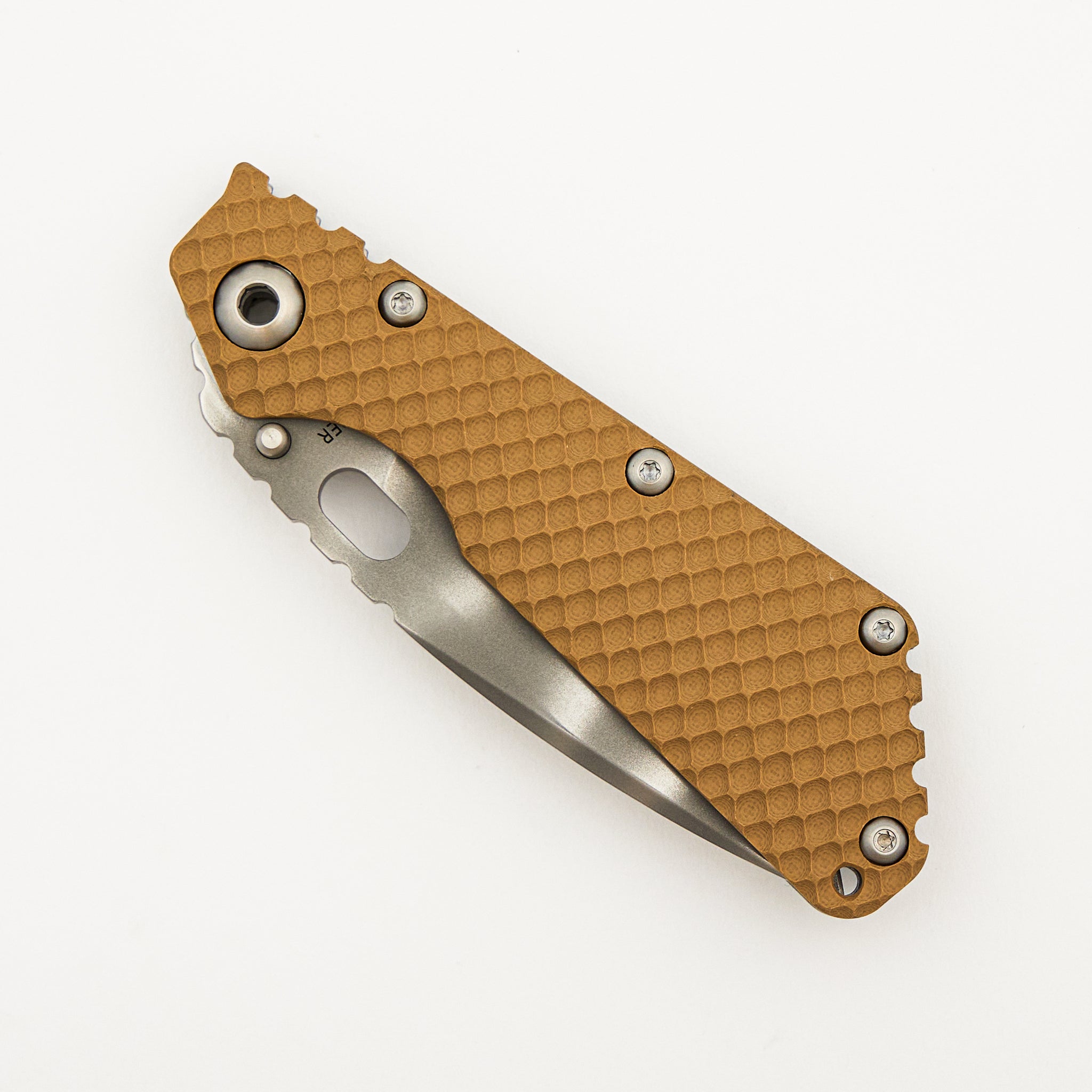 SMF DGG - Titanium/Coyote Tan G10 Handle - Drop Point MagnaCut Blade