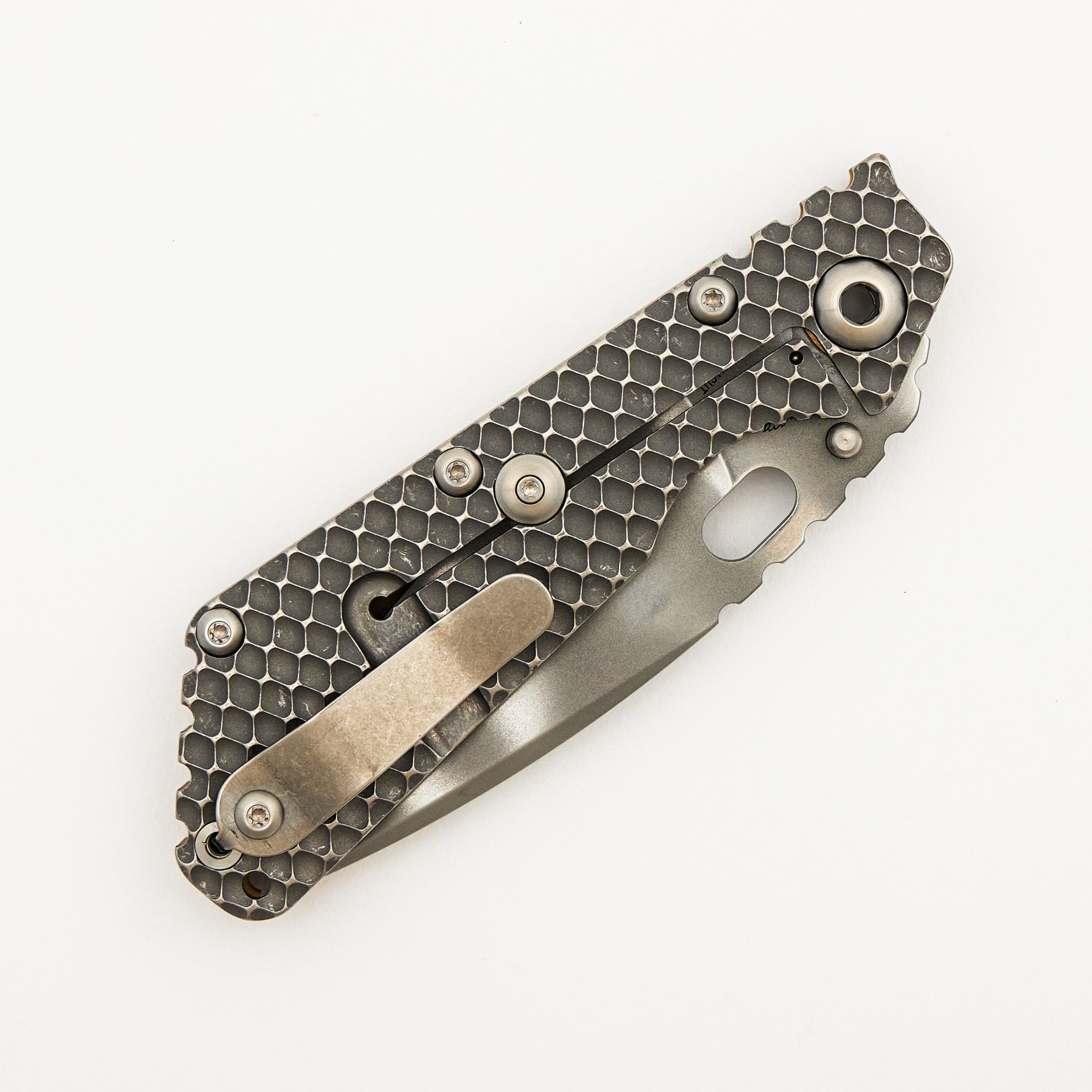SMF DGG - Titanium/Coyote Tan G10 Handle - Drop Point MagnaCut Blade